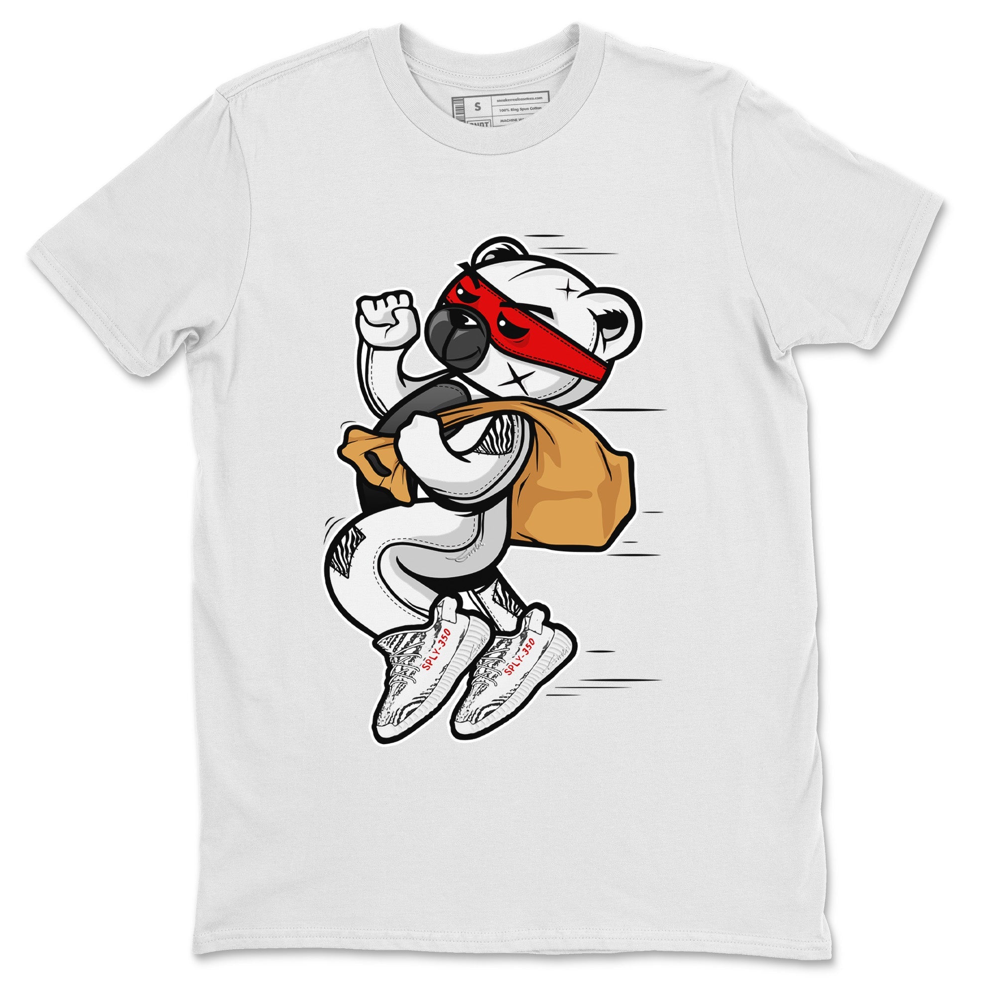 Yeezy 350 Zebra Shirt To Match Jordans Thief Bear Sneaker Tees Yeezy 350 Zebra Drip Gear Zone Sneaker Matching Clothing Unisex Shirts