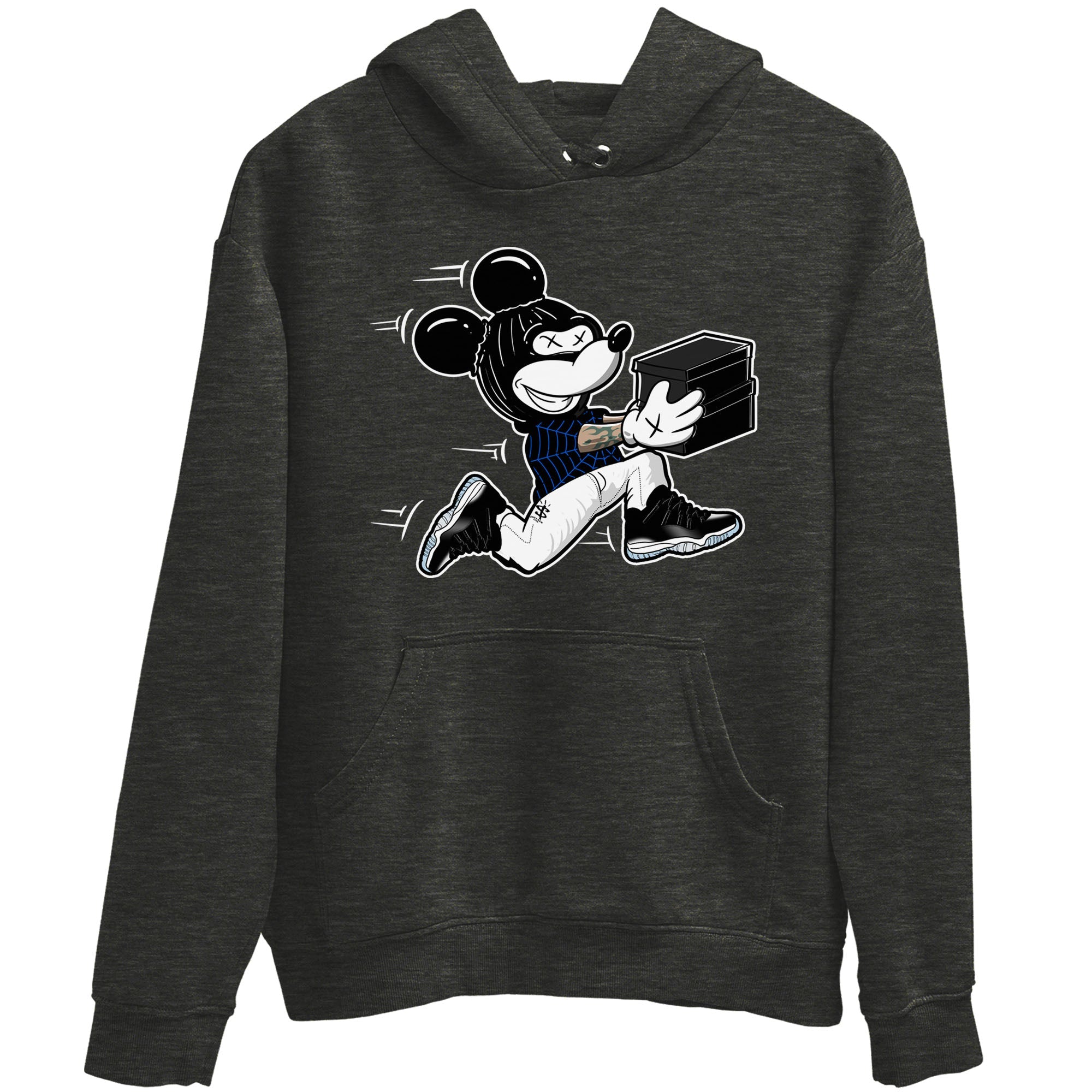 Air Jordan 11 Low Space shirt to match jordans Thief Mouse sneaker tees 11s Space Drip Gear Zone Streetwear unisex cotton Charcoal Heather 2 crew neck shirt