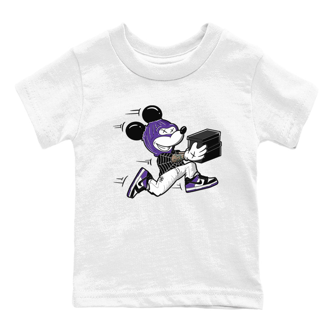 Nike SB Dunk Low Court Purple Shirt To Match Jordans Thief Mouse Streetwear Fashion Dunk Low Court Purple Drip Gear Zone baby toddler White 2 cotton Shirt