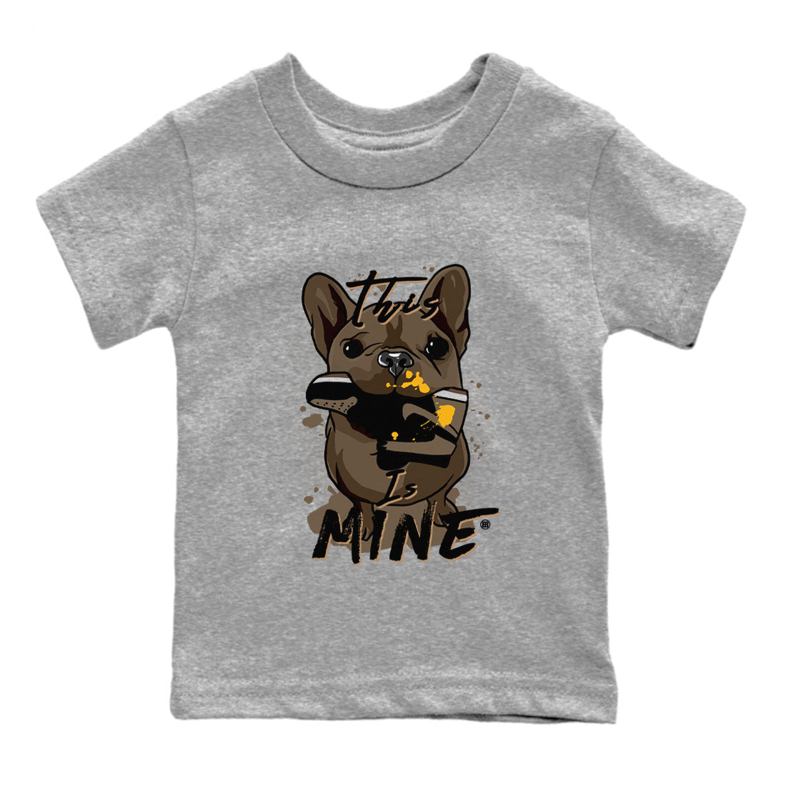 Jordan 1s Palomino shirt to match jordans This Is Mine Streetwear Sneaker Shirt Air Jordan 1 Palomino Drip Gear Zone Sneaker Matching Clothing Baby Toddler Heather Grey 2 T-Shirt