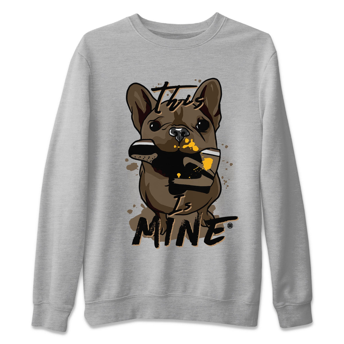 Jordan 1s Palomino shirt to match jordans This Is Mine Streetwear Sneaker Shirt Air Jordan 1 Palomino Drip Gear Zone Sneaker Matching Clothing Unisex Heather Grey 2 T-Shirt