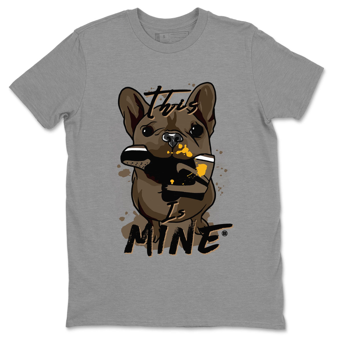 Jordan 1s Palomino shirt to match jordans This Is Mine Streetwear Sneaker Shirt Air Jordan 1 Palomino Drip Gear Zone Sneaker Matching Clothing Unisex Heather Grey 2 T-Shirt
