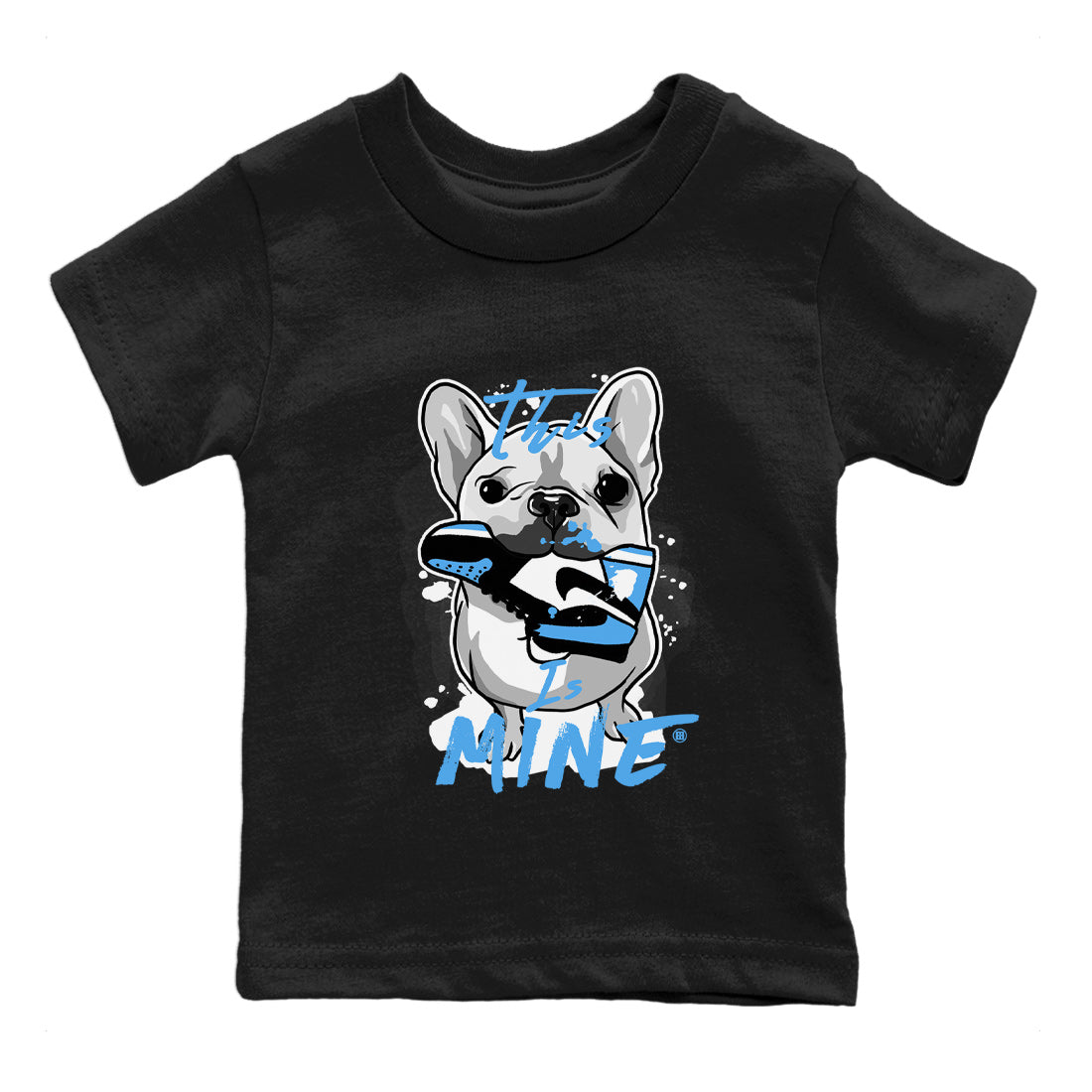 Air Jordan 1 UNC Toe This Is Mine Baby and Kids Streetwear Sneaker Shirt Air Jordan 1 UNC Toe Kids Streetwear Sneaker Shirt Washing and Care Tip