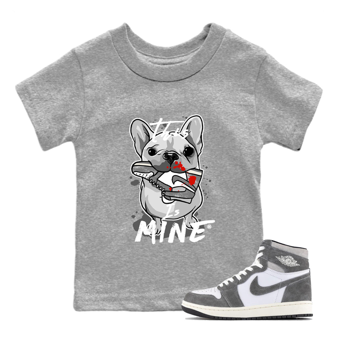 Air Jordan 1 Washed Heritage This Is Mine Baby and Kids Streetwear Sneaker Shirt Air Jordan 1 Washed Heritage Kids Streetwear Sneaker Shirt Size Chart