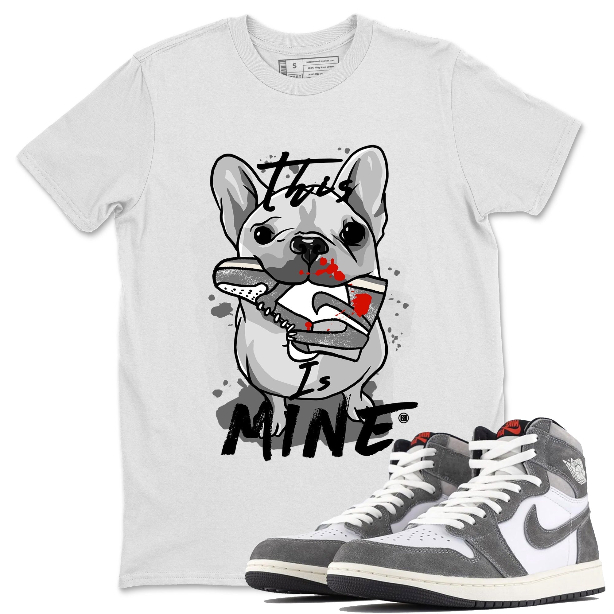 Air Jordan 1 Washed Heritage Sneaker Match Tees This Is Mine Streetwear Sneaker Shirt Air Jordan 1 Washed Heritage T-Shirt Unisex Shirts White 1