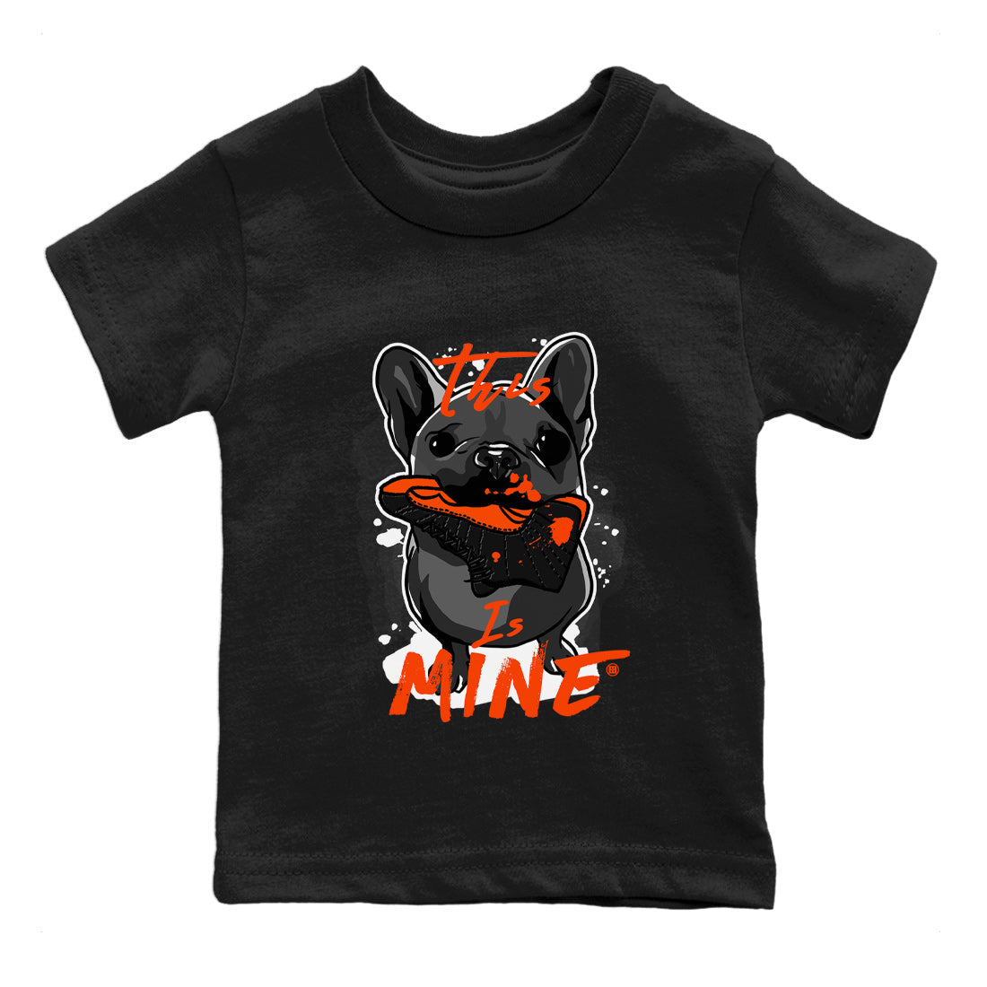 Air Jordan 12 Brilliant Orange This Is Mine Baby and Kids Streetwear Sneaker Shirt Air Jordan 12 Brilliant Orange Kids Streetwear Sneaker Shirt Washing and Care Tip