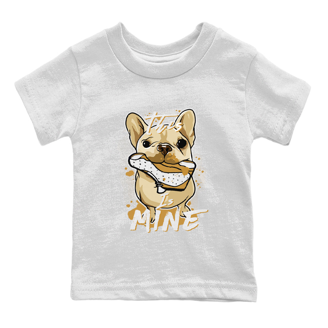 Jordan Retro 13 Wheat Sneaker Matching Tee This Is Mine Streetwear Sneaker Shirt Air Jordan 13 Wheat Sneaker Release Tees Kids Shirts White 2