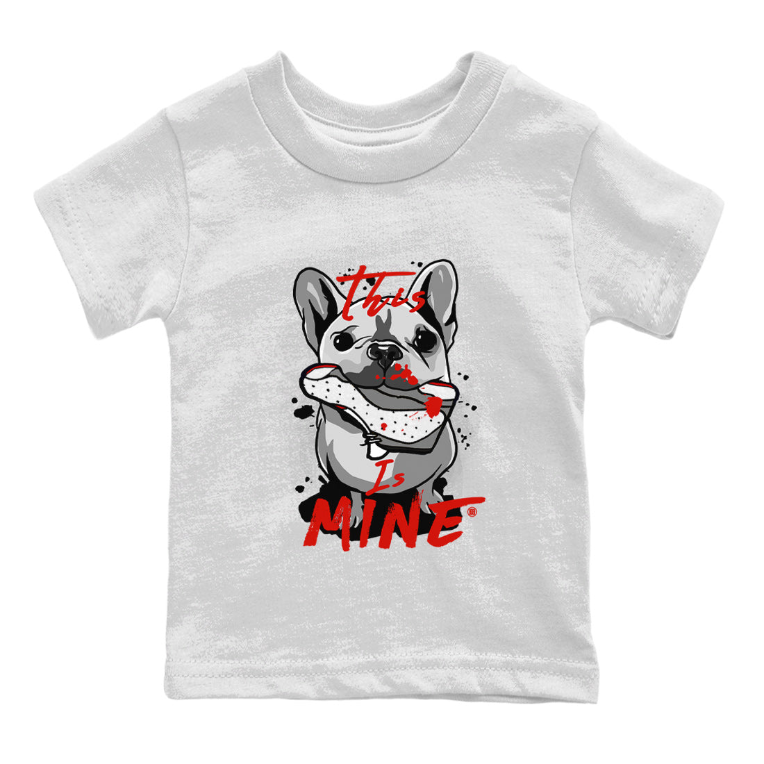 Air Jordan 13 Wolf Grey Sneaker Match Tees This Is Mine Streetwear Sneaker Shirt Air Jordan 13 Retro Wolf Grey T-Shirt Kids Shirts White 2