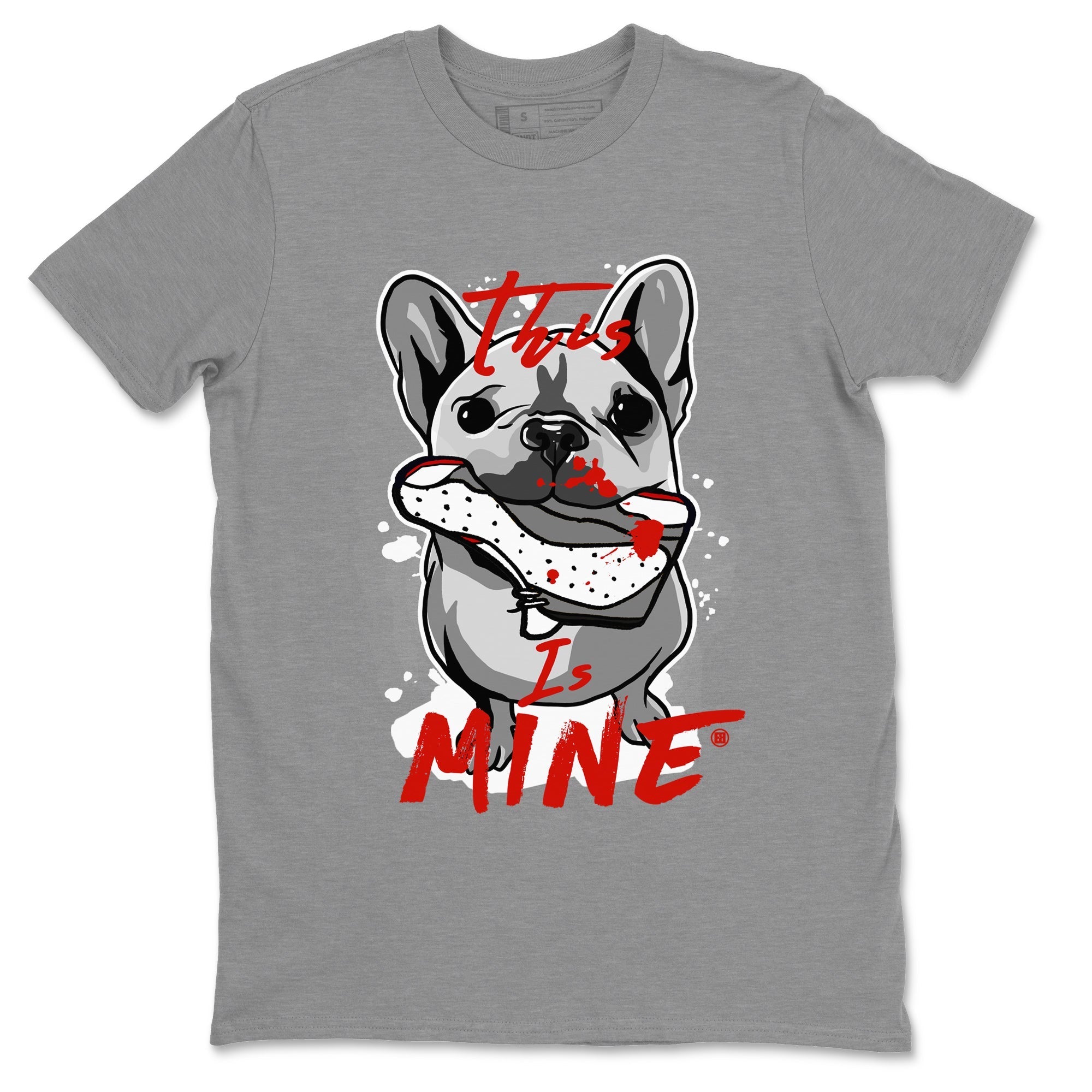 Air Jordan 13 Wolf Grey Sneaker Match Tees This Is Mine Streetwear Sneaker Shirt Air Jordan 13 Retro Wolf Grey T-Shirt Unisex Shirts Heather Grey 2