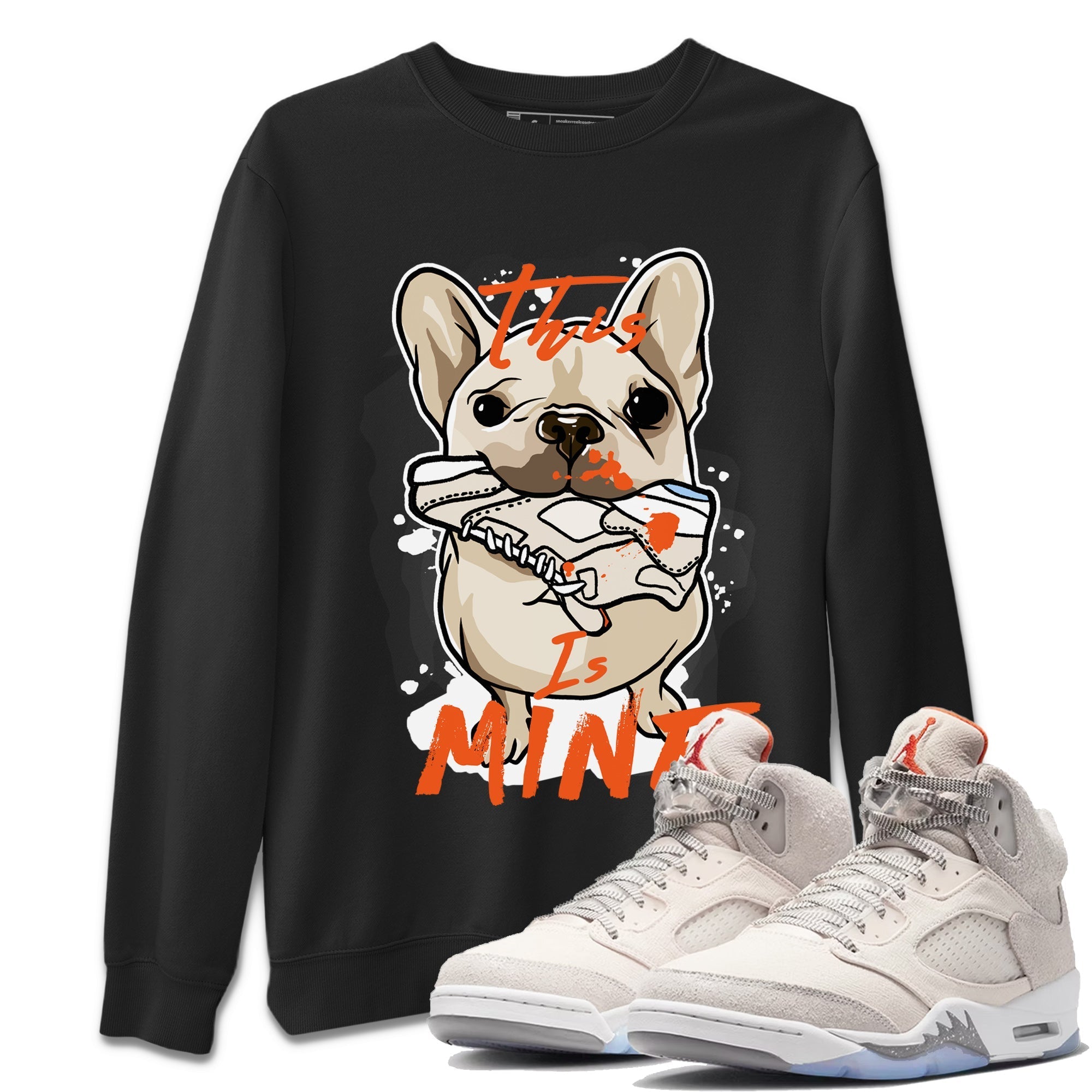 Air Jordan 5 Craft Sneaker Match Tees This Is Mine Streetwear Sneaker Shirt 5s Craft Shirt Unisex Shirts Black 1