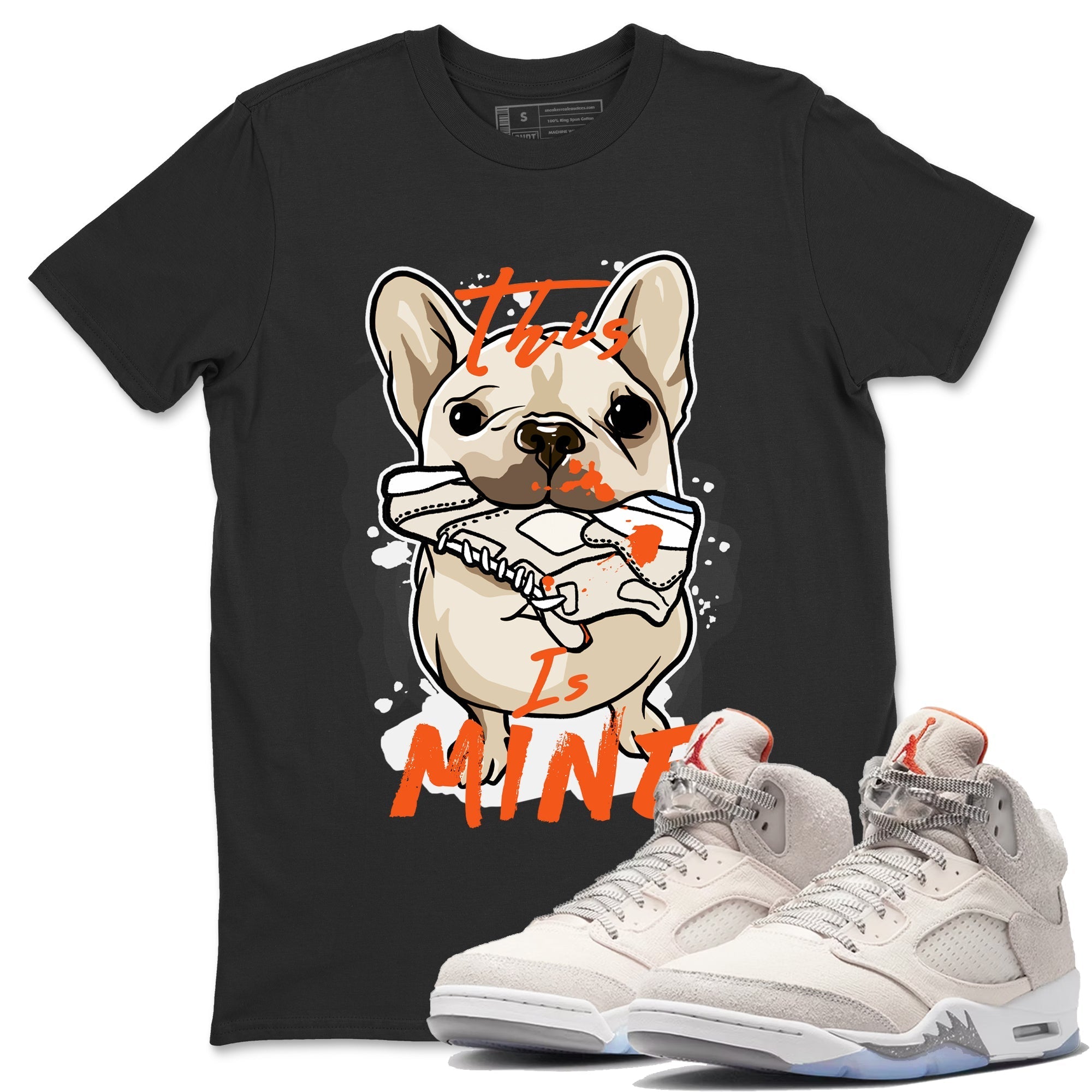 Air Jordan 5 Craft Sneaker Match Tees This Is Mine Streetwear Sneaker Shirt 5s Craft Shirt Unisex Shirts Black 1