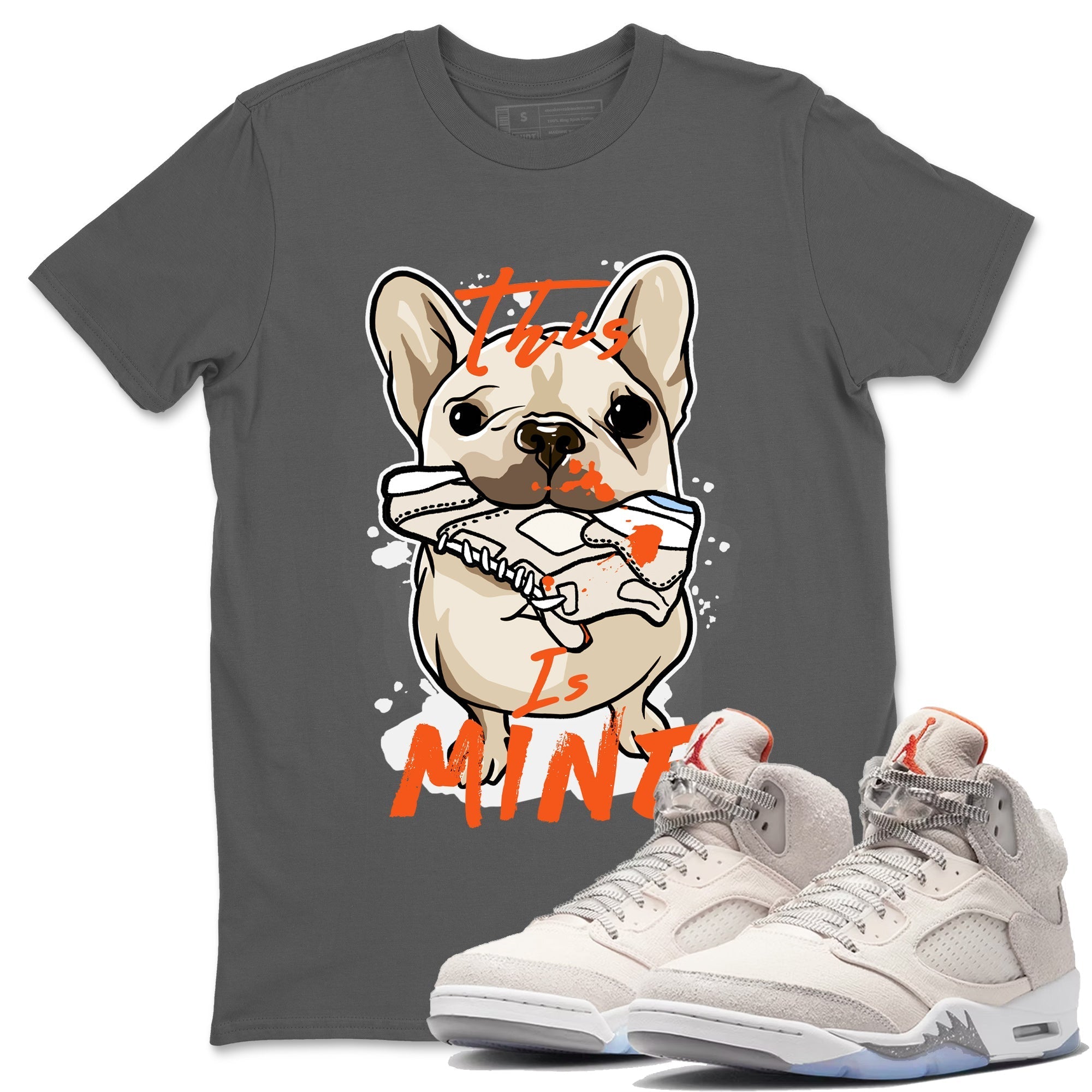 Air Jordan 5 Craft This Is Mine Crew Neck Streetwear Sneaker Shirt Air Jordan 5 Craft Sneaker T-Shirts Washing and Care Tip