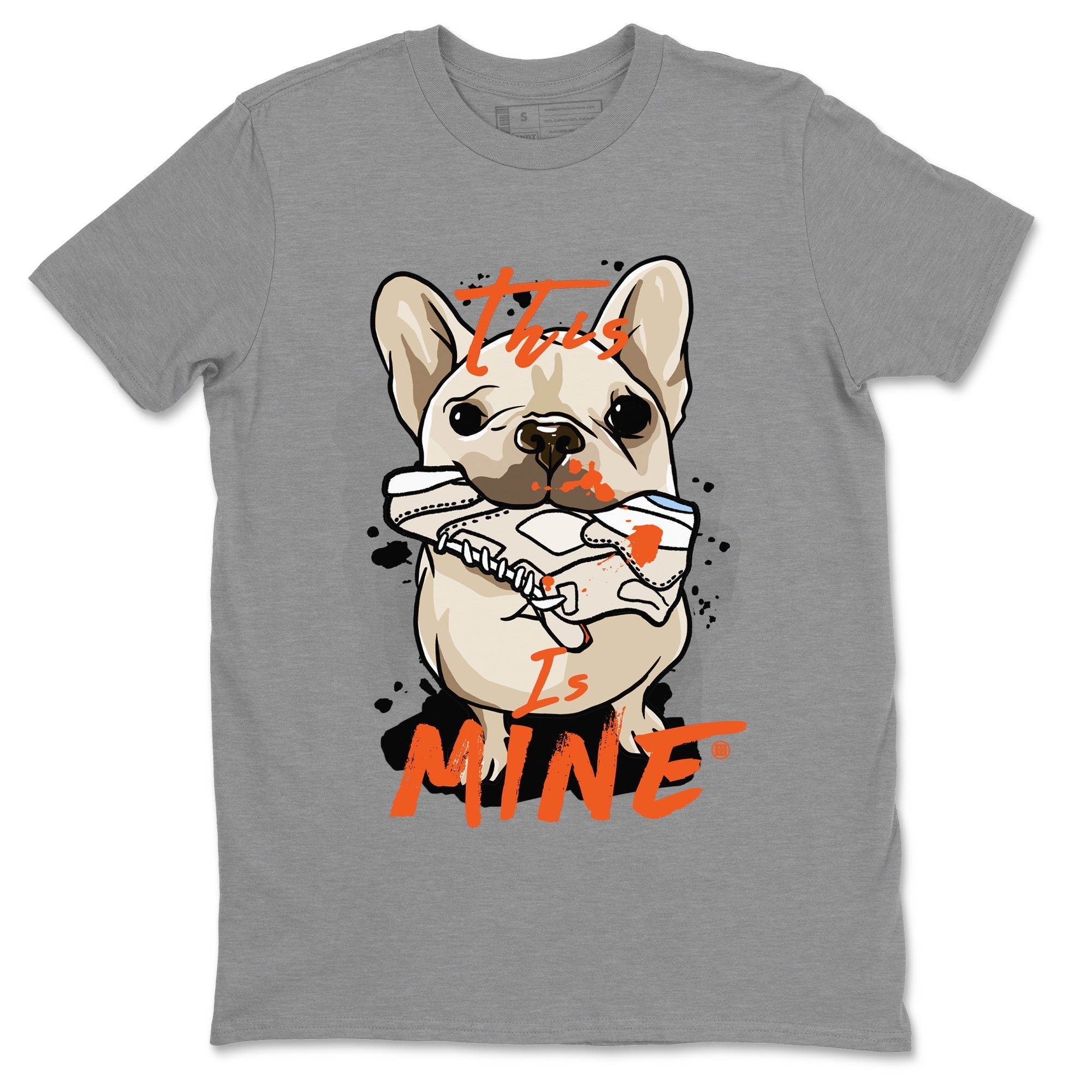 Air Jordan 5 Craft Sneaker Match Tees This Is Mine Streetwear Sneaker Shirt 5s Craft Shirt Unisex Shirts Heather Grey 2