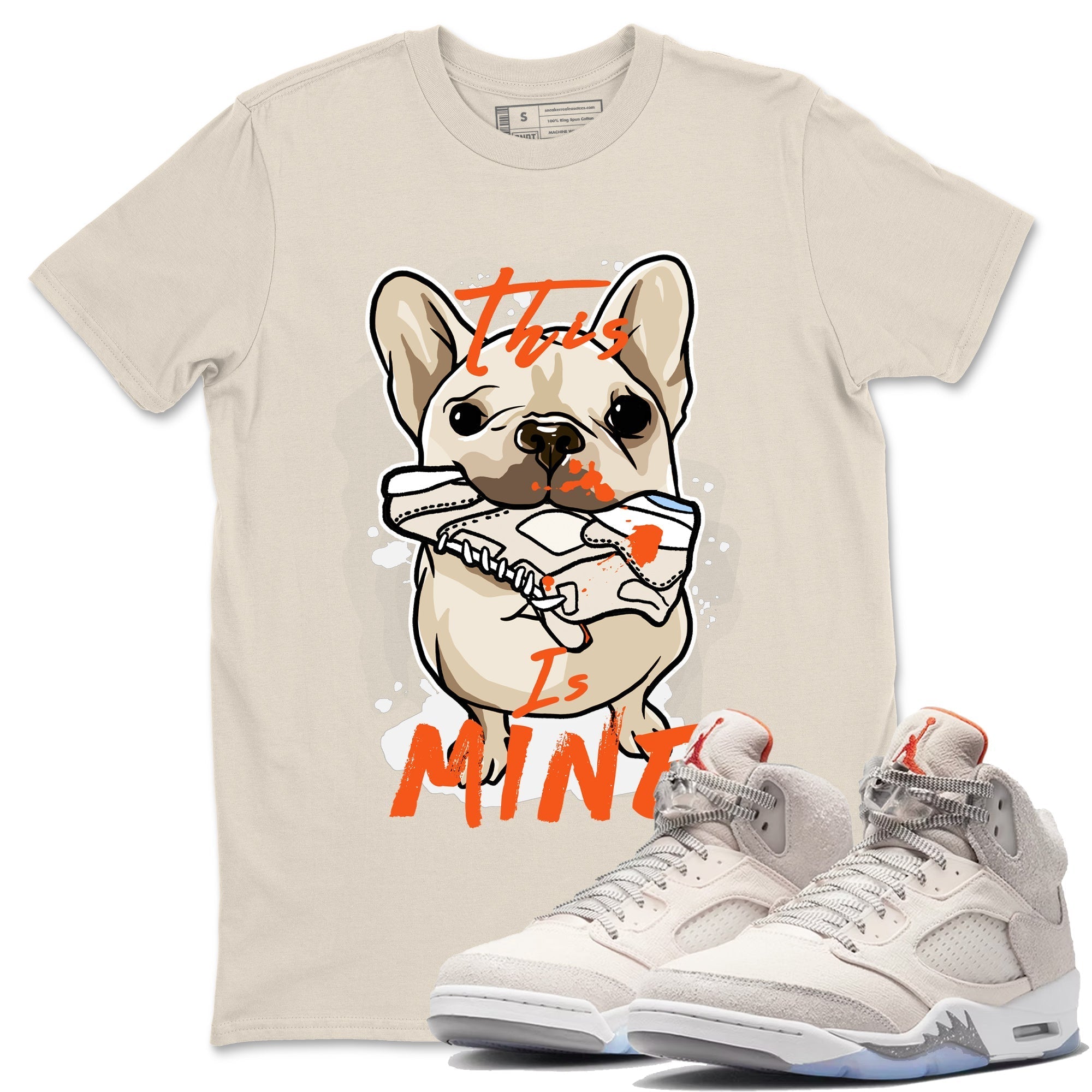 Air Jordan 5 Craft Sneaker Match Tees This Is Mine Streetwear Sneaker Shirt 5s Craft Shirt Unisex Shirts Natural 1