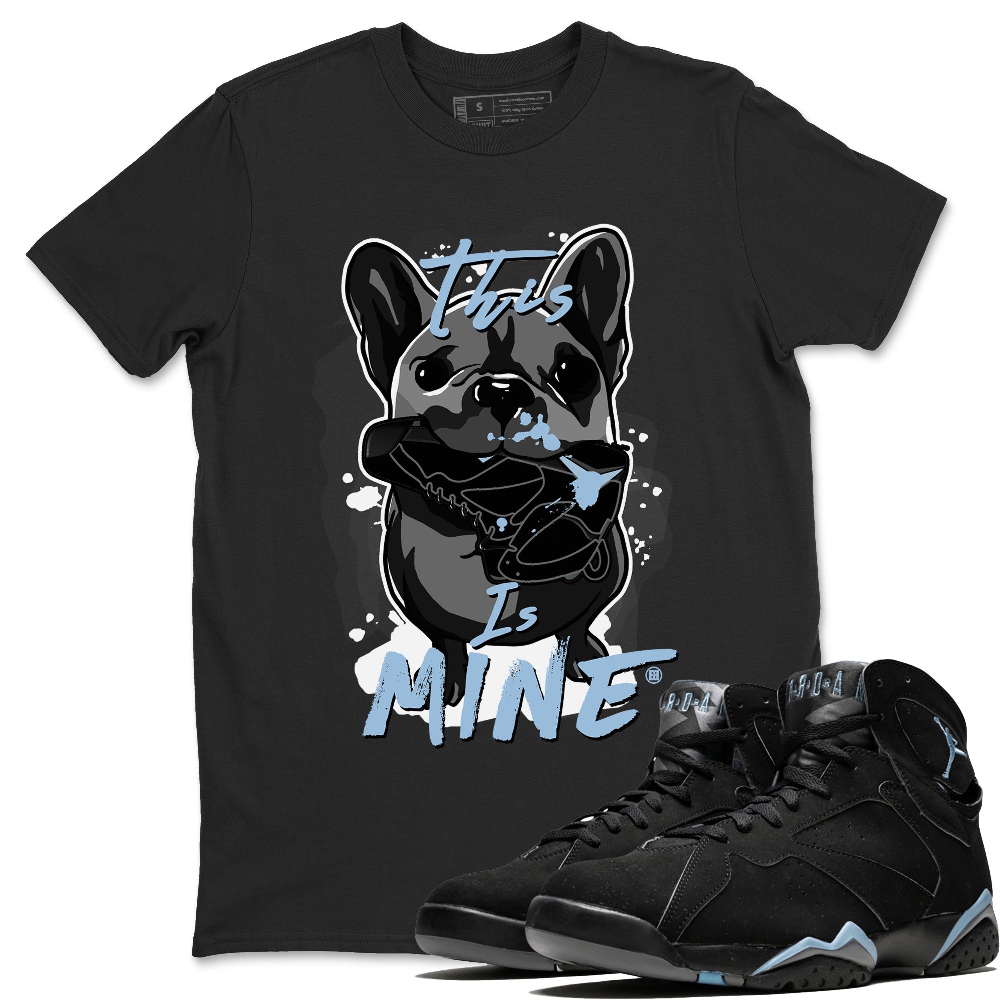 7s Chambray Sneaker Match Tees This Is Mine Streetwear Sneaker Shirt Air Jordan 7 Chambray Sneaker Release Tees Unisex Shirts Black 1