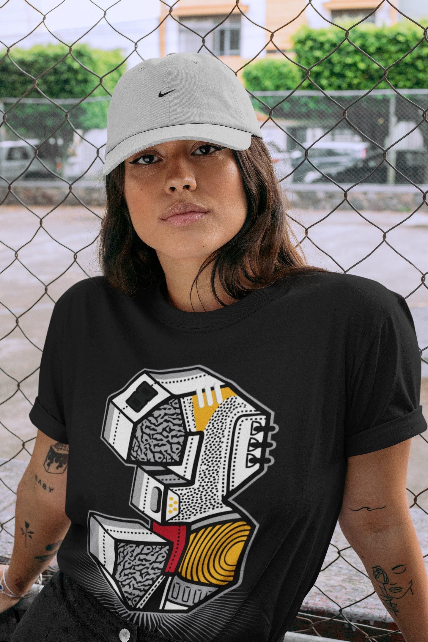 Jordan 3 Cool Grey Shirt To Match Jordans Three Statue Sneaker Tees Jordan 3 Cool Grey Drip Gear Zone Sneaker Matching Clothing Unisex Shirts