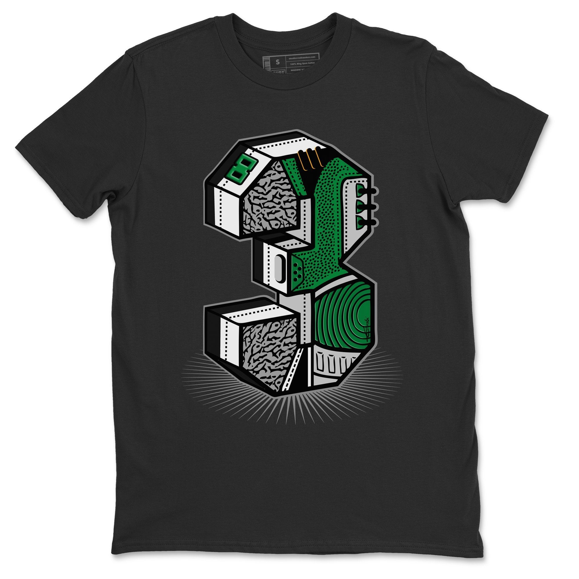 Jordan 3 Pine Green Shirt To Match Jordans Three Statue Sneaker Tees Jordan 3 Pine Green Drip Gear Zone Sneaker Matching Clothing Unisex Shirts