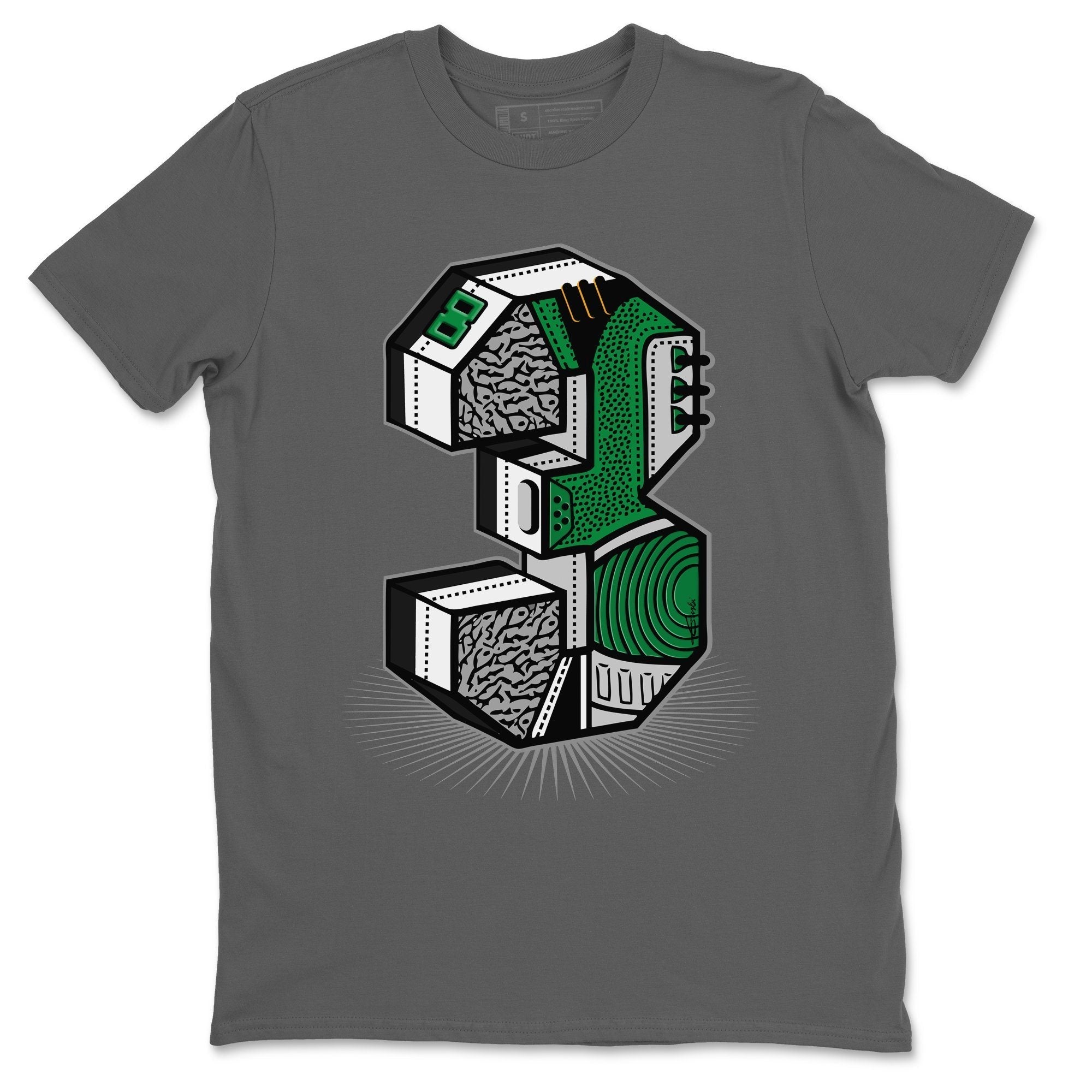 Jordan 3 Pine Green Shirt To Match Jordans Three Statue Sneaker Tees Jordan 3 Pine Green Drip Gear Zone Sneaker Matching Clothing Unisex Shirts