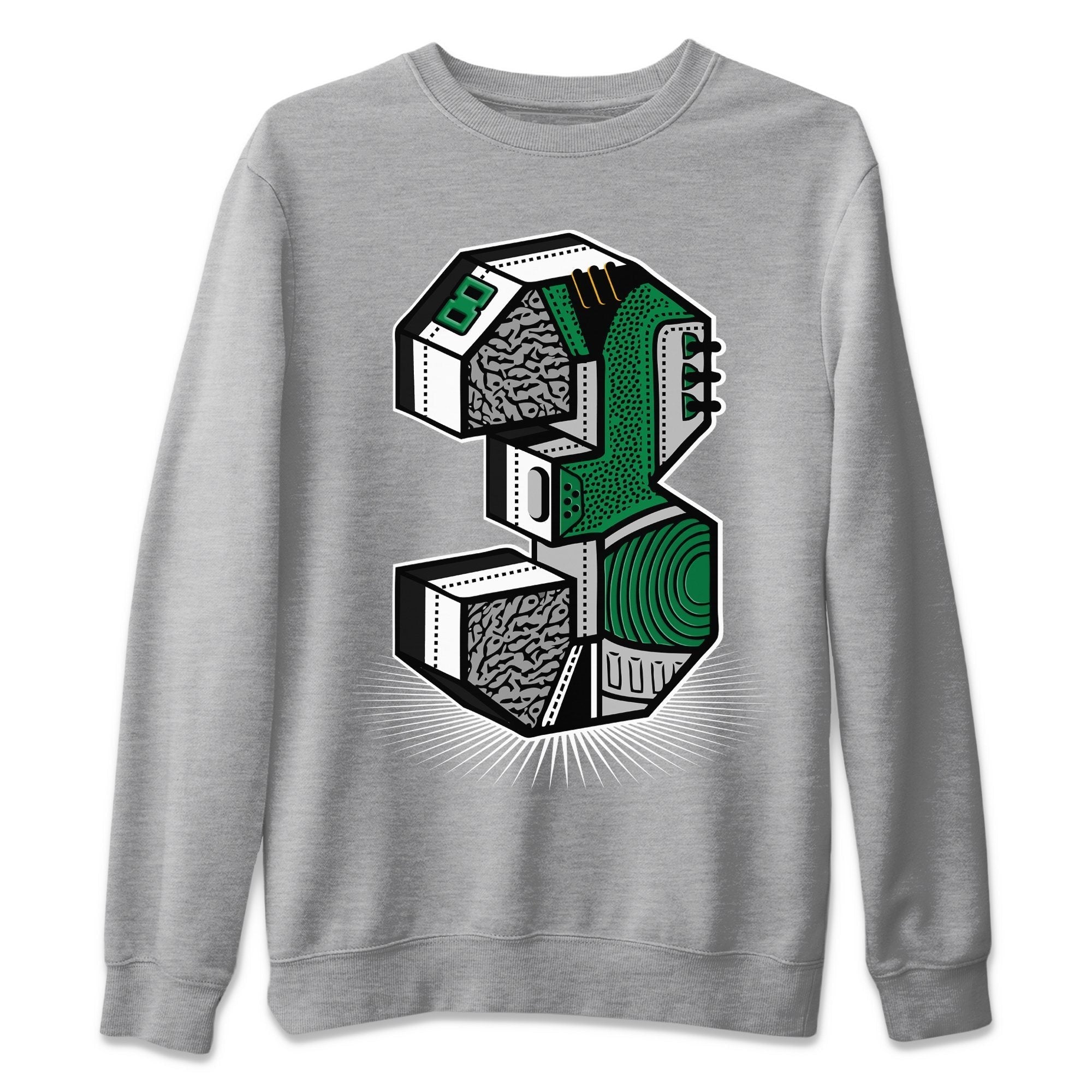 Jordan 3 Pine Green Shirt To Match Jordans Three Statue Sneaker Tees Jordan 3 Pine Green Drip Gear Zone Sneaker Matching Clothing Unisex Shirts