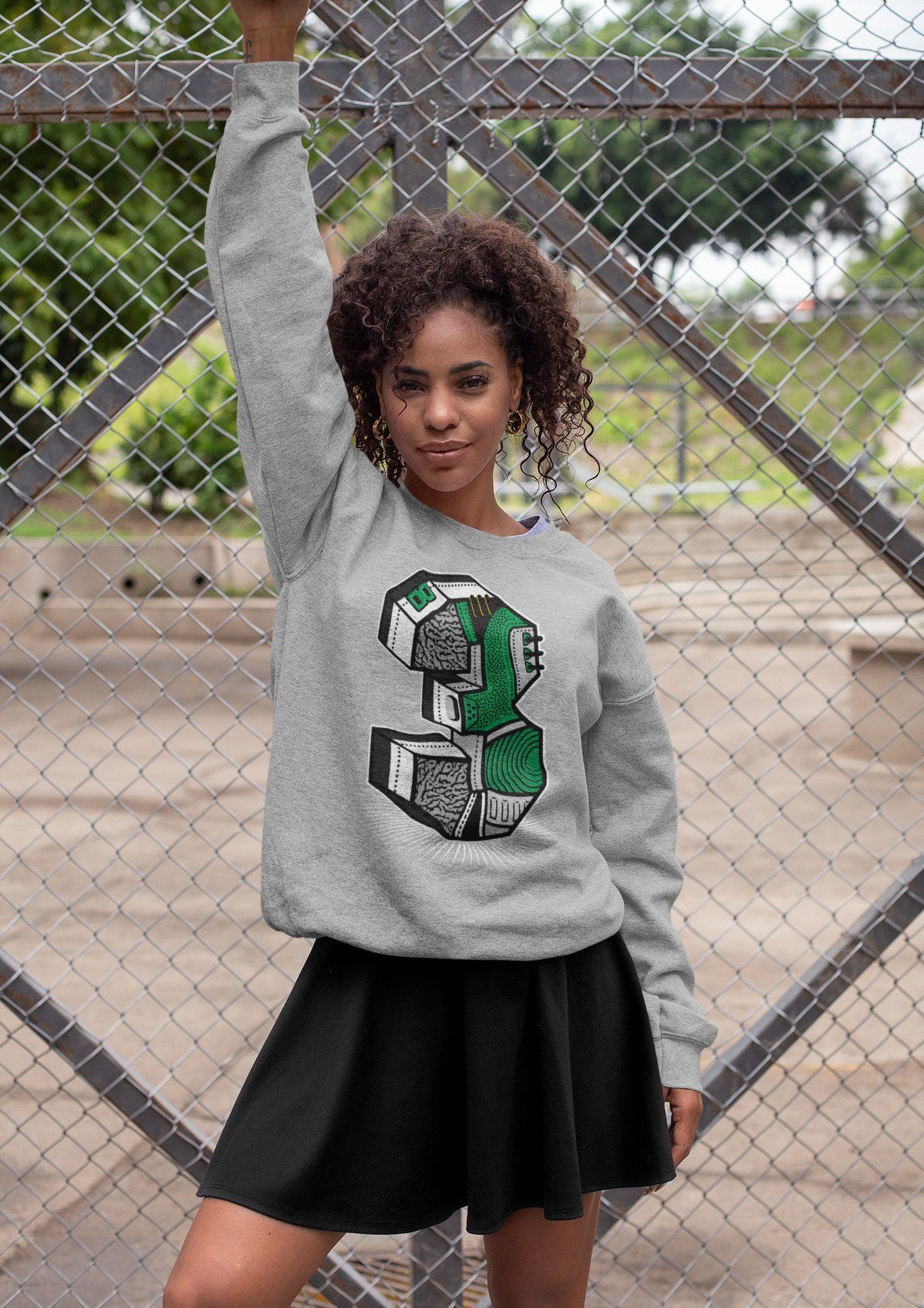 Jordan 3 Pine Green Shirt To Match Jordans Three Statue Sneaker Tees Jordan 3 Pine Green Drip Gear Zone Sneaker Matching Clothing Unisex Shirts