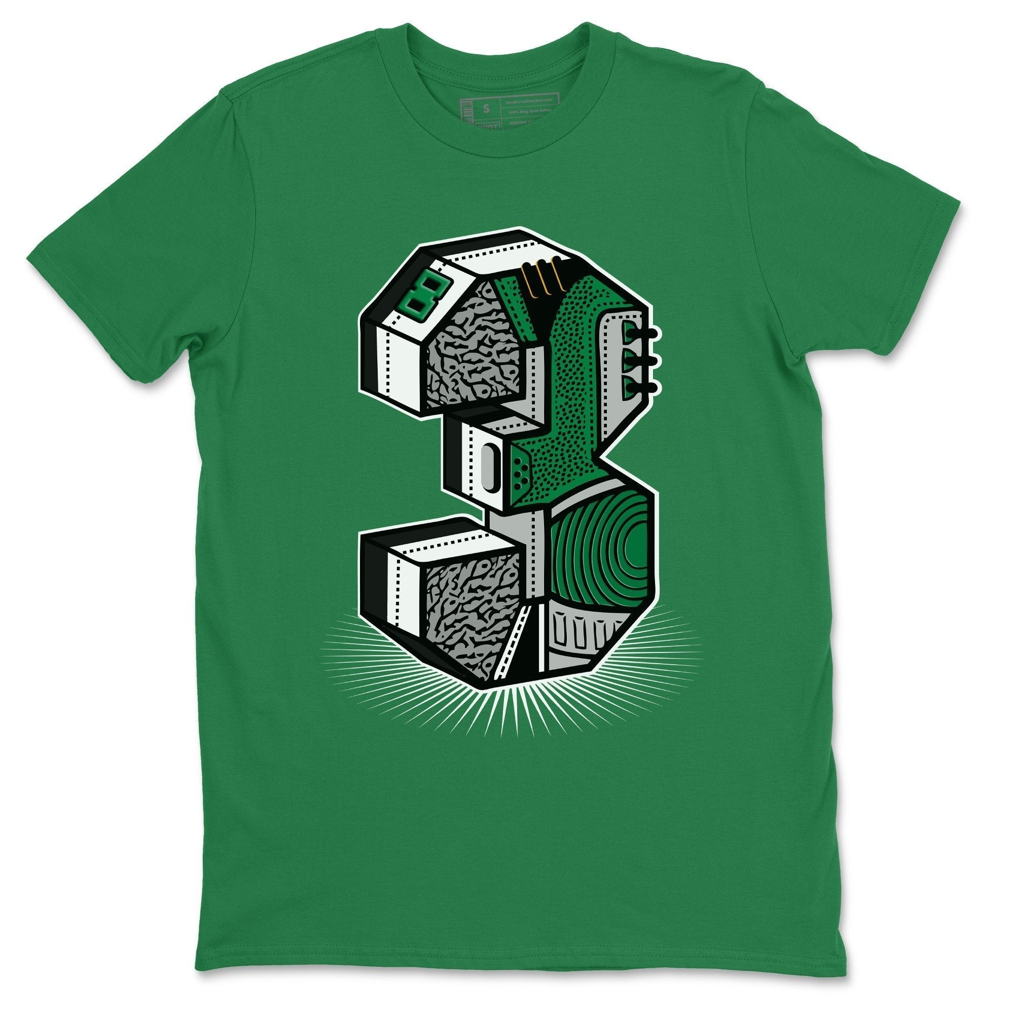 Jordan 3 Pine Green Shirt To Match Jordans Three Statue Sneaker Tees Jordan 3 Pine Green Drip Gear Zone Sneaker Matching Clothing Unisex Shirts