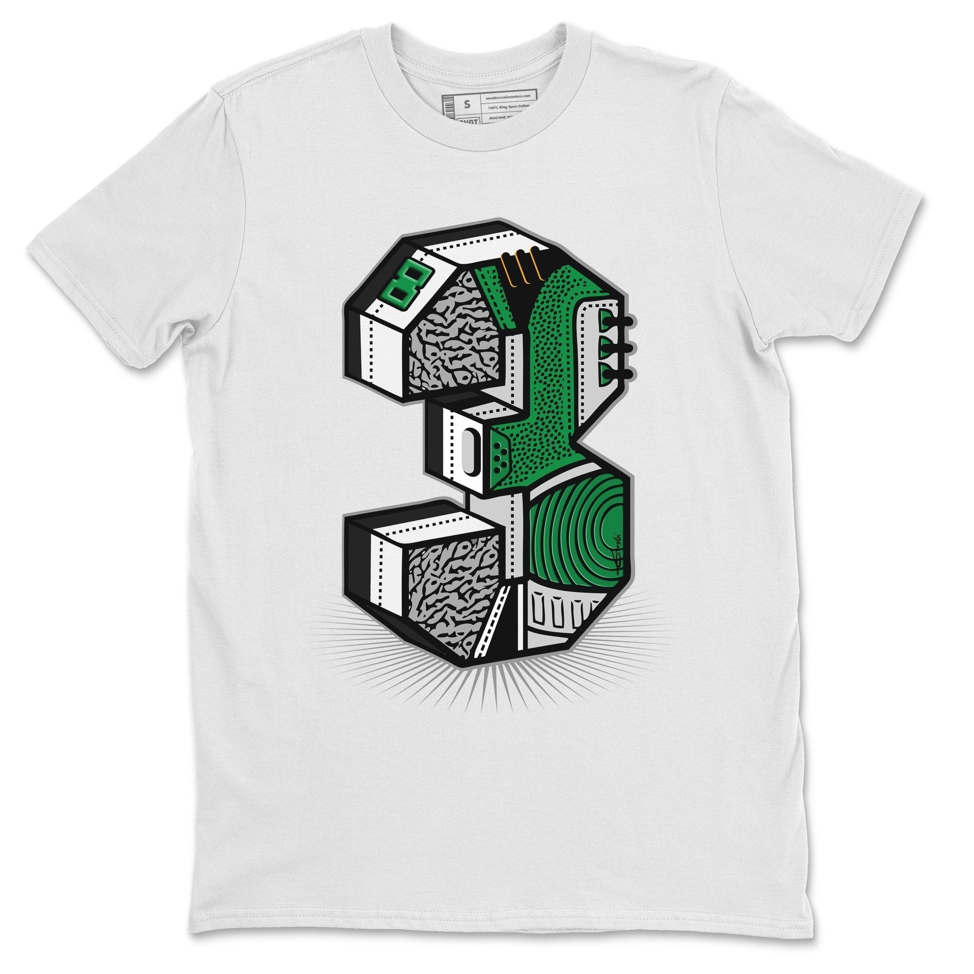 Jordan 3 Pine Green Shirt To Match Jordans Three Statue Sneaker Tees Jordan 3 Pine Green Drip Gear Zone Sneaker Matching Clothing Unisex Shirts