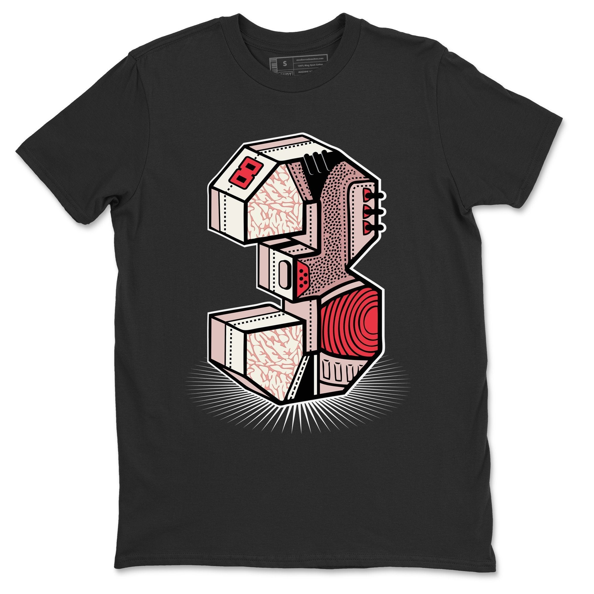 Jordan 3 Rust Pink Shirt To Match Jordans Three Statue Sneaker Tees Jordan 3 Rust Pink Drip Gear Zone Sneaker Matching Clothing Unisex Shirts