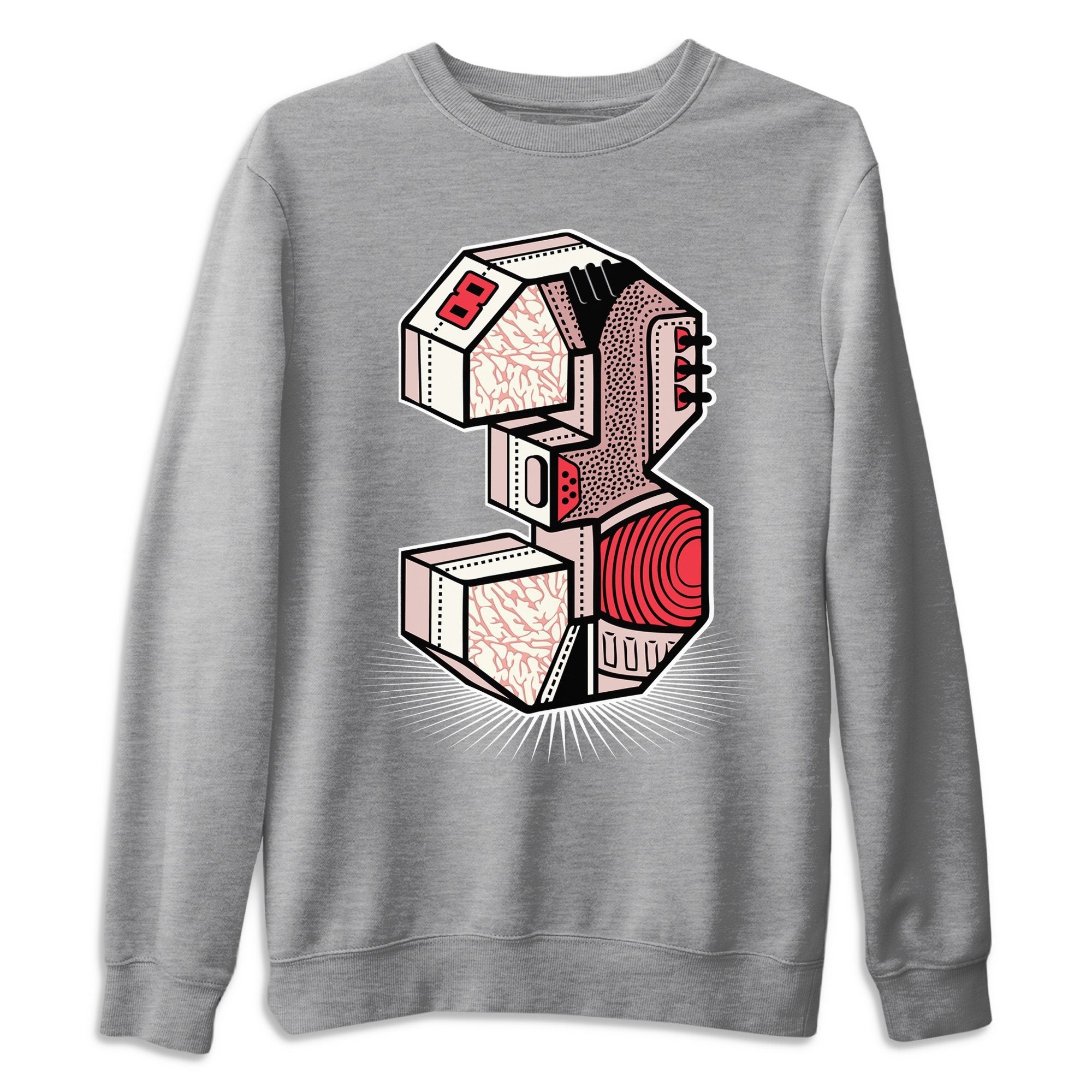 Jordan 3 Rust Pink Shirt To Match Jordans Three Statue Sneaker Tees Jordan 3 Rust Pink Drip Gear Zone Sneaker Matching Clothing Unisex Shirts