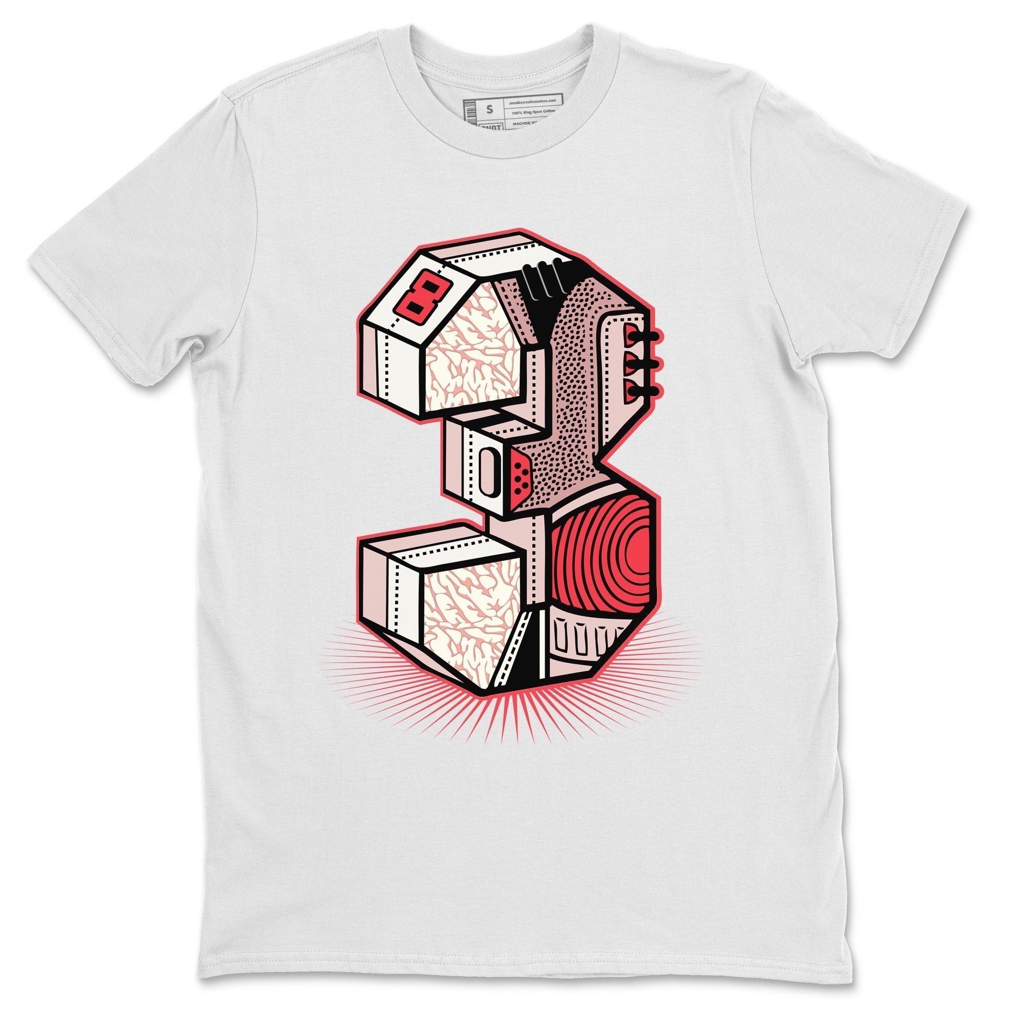 Jordan 3 Rust Pink Shirt To Match Jordans Three Statue Sneaker Tees Jordan 3 Rust Pink Drip Gear Zone Sneaker Matching Clothing Unisex Shirts