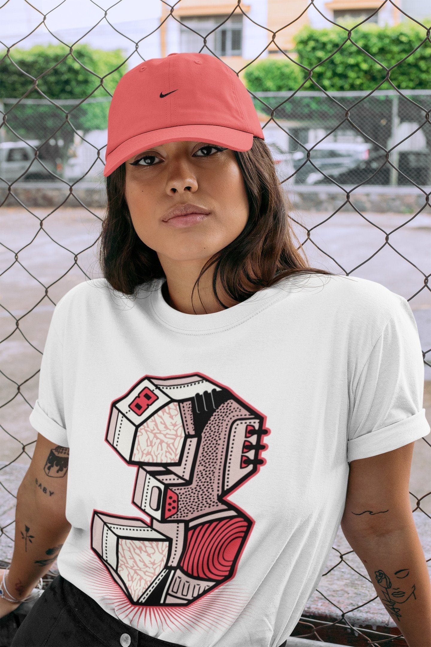 Jordan 3 Rust Pink Shirt To Match Jordans Three Statue Sneaker Tees Jordan 3 Rust Pink Drip Gear Zone Sneaker Matching Clothing Unisex Shirts