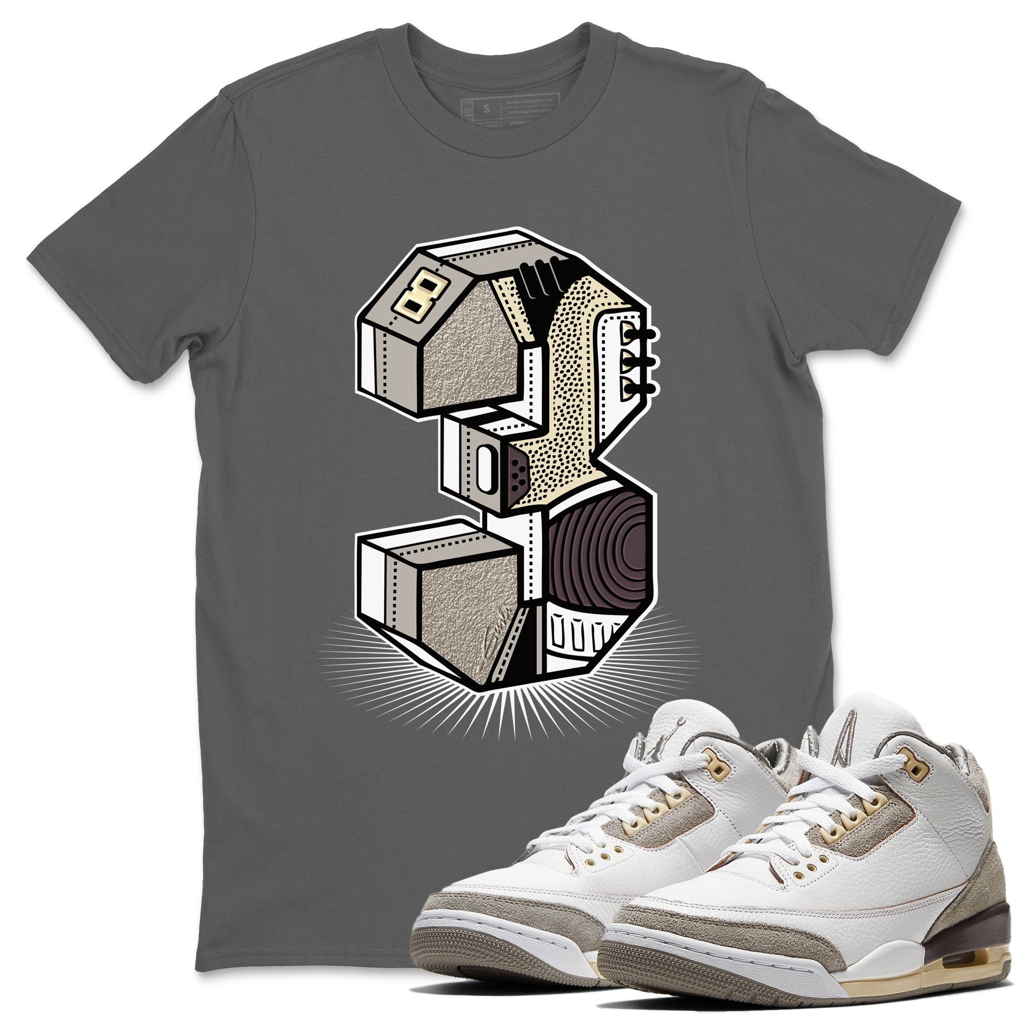 Jordan 3 A Ma Maniere Shirt To Match Jordans Three Statue Sneaker Tees Jordan 3 A Ma Maniere Drip Gear Zone Sneaker Matching Clothing Unisex Shirts