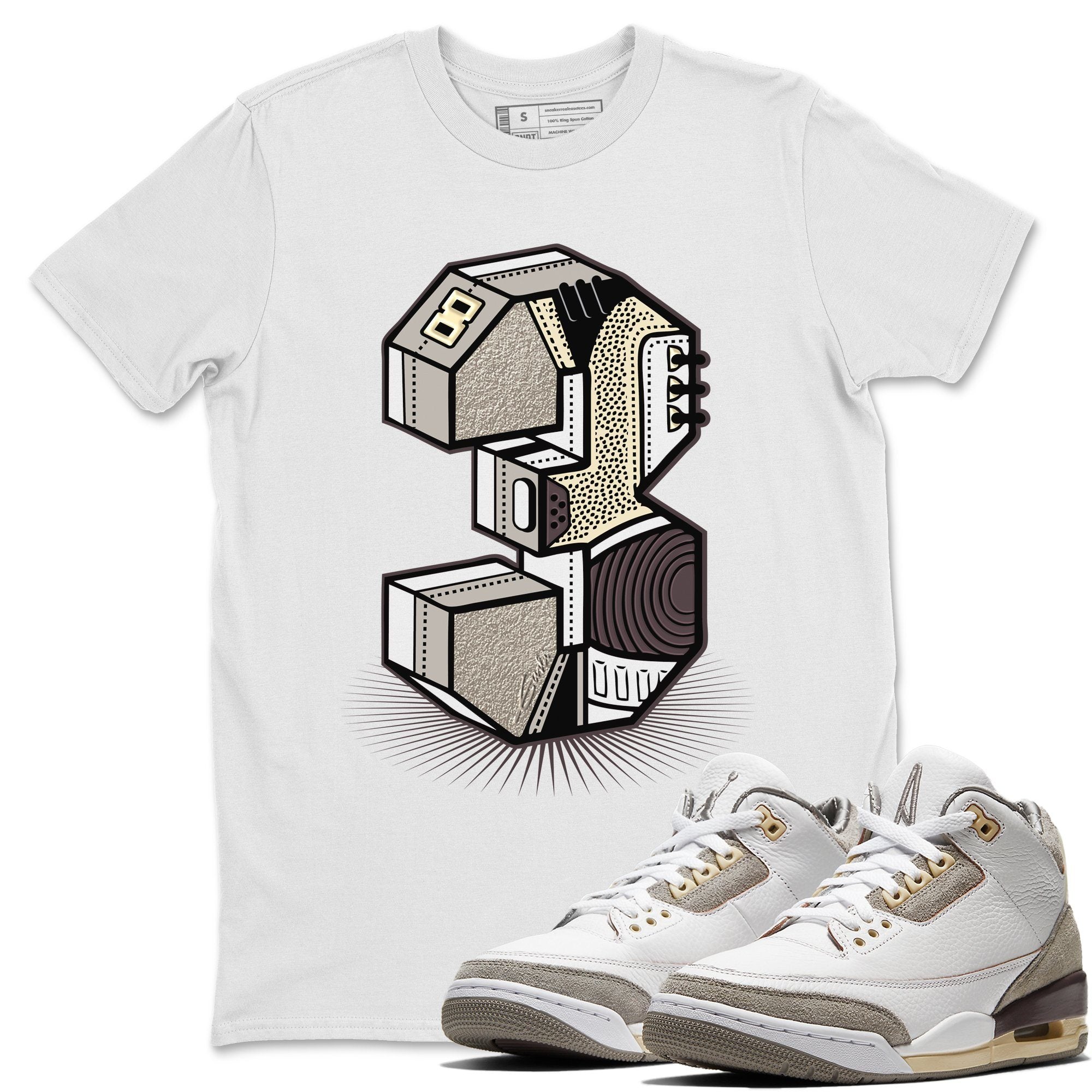 Jordan 3 A Ma Maniere Shirt To Match Jordans Three Statue Sneaker Tees Jordan 3 A Ma Maniere Drip Gear Zone Sneaker Matching Clothing Unisex Shirts