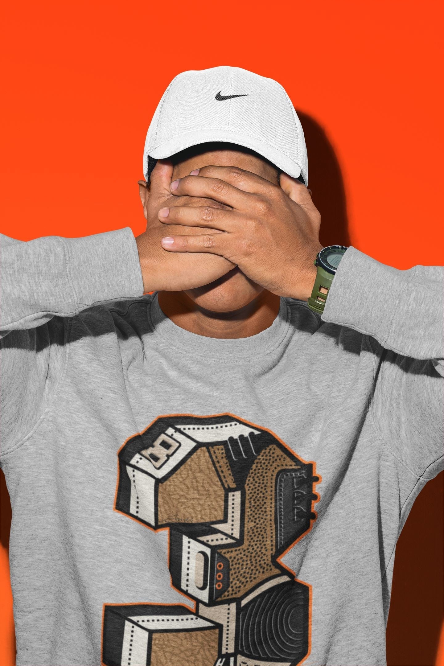 Jordan 3 Desert Elephant Sneaker Matching T-Shirt Three Statue Sneaker Tees Jordan 3 Desert Elephant Sneaker Release Tees Crew Neck Tees