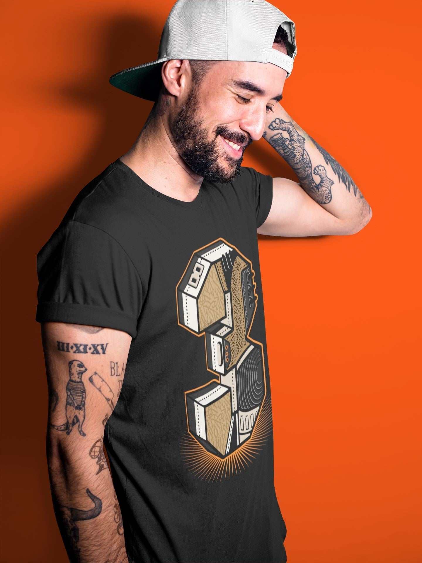 Jordan 3 Desert Elephant Sneaker Matching T-Shirt Three Statue Sneaker Tees Jordan 3 Desert Elephant Sneaker Release Tees Crew Neck Tees