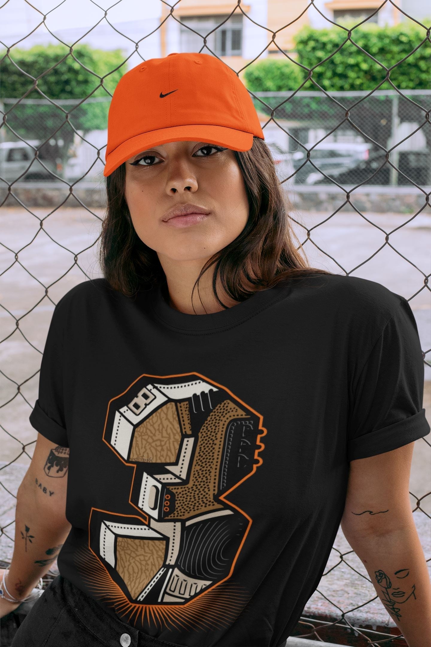 Jordan 3 Desert Elephant Sneaker Matching T-Shirt Three Statue Sneaker Tees Jordan 3 Desert Elephant Sneaker Release Tees Crew Neck Tees