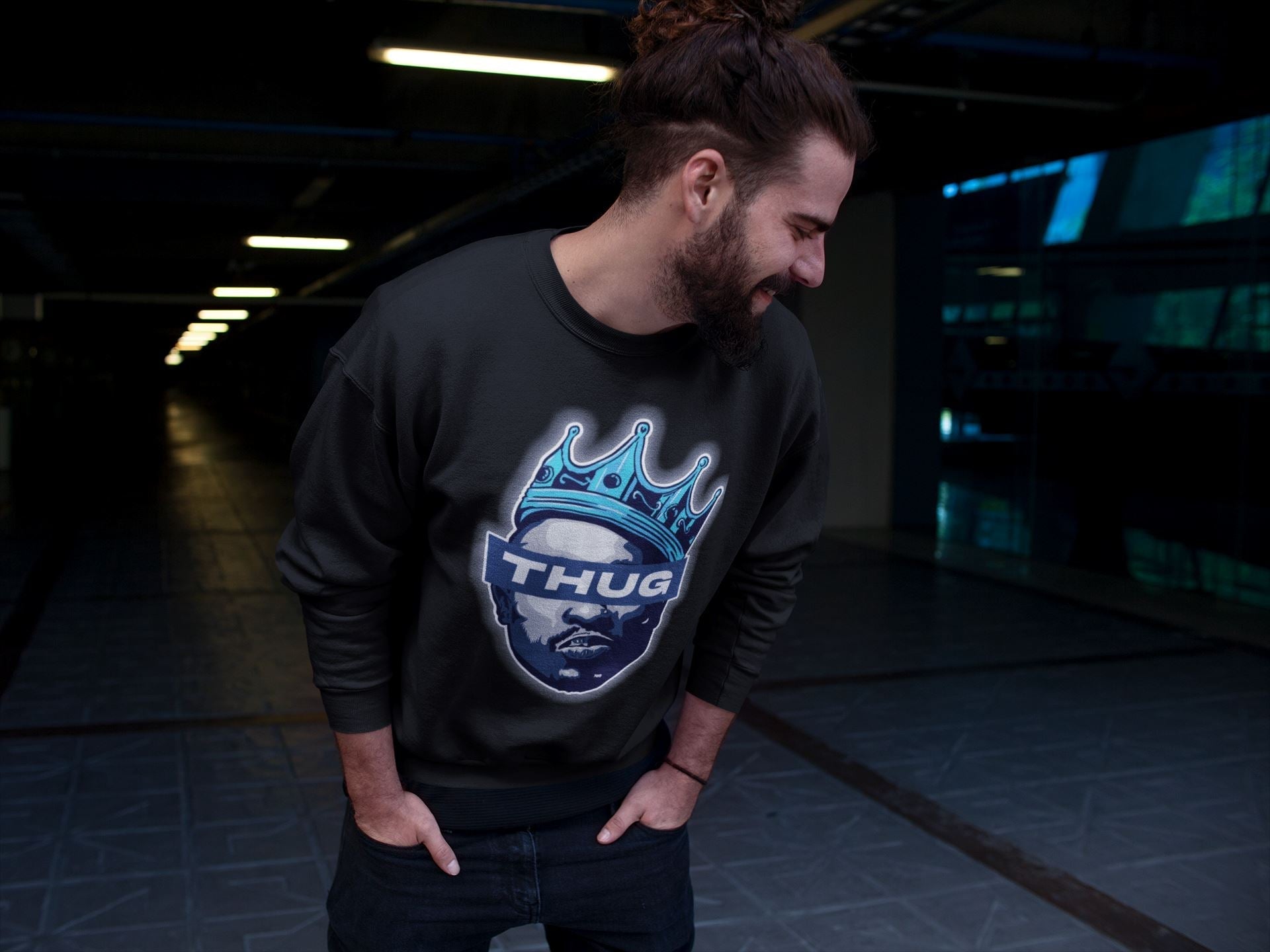 Jordan 13 Brave Blue Sneaker Tees Drip Gear Zone Thug Sneaker Tees Jordan 13 Brave Blue Shirt Unisex Shirts