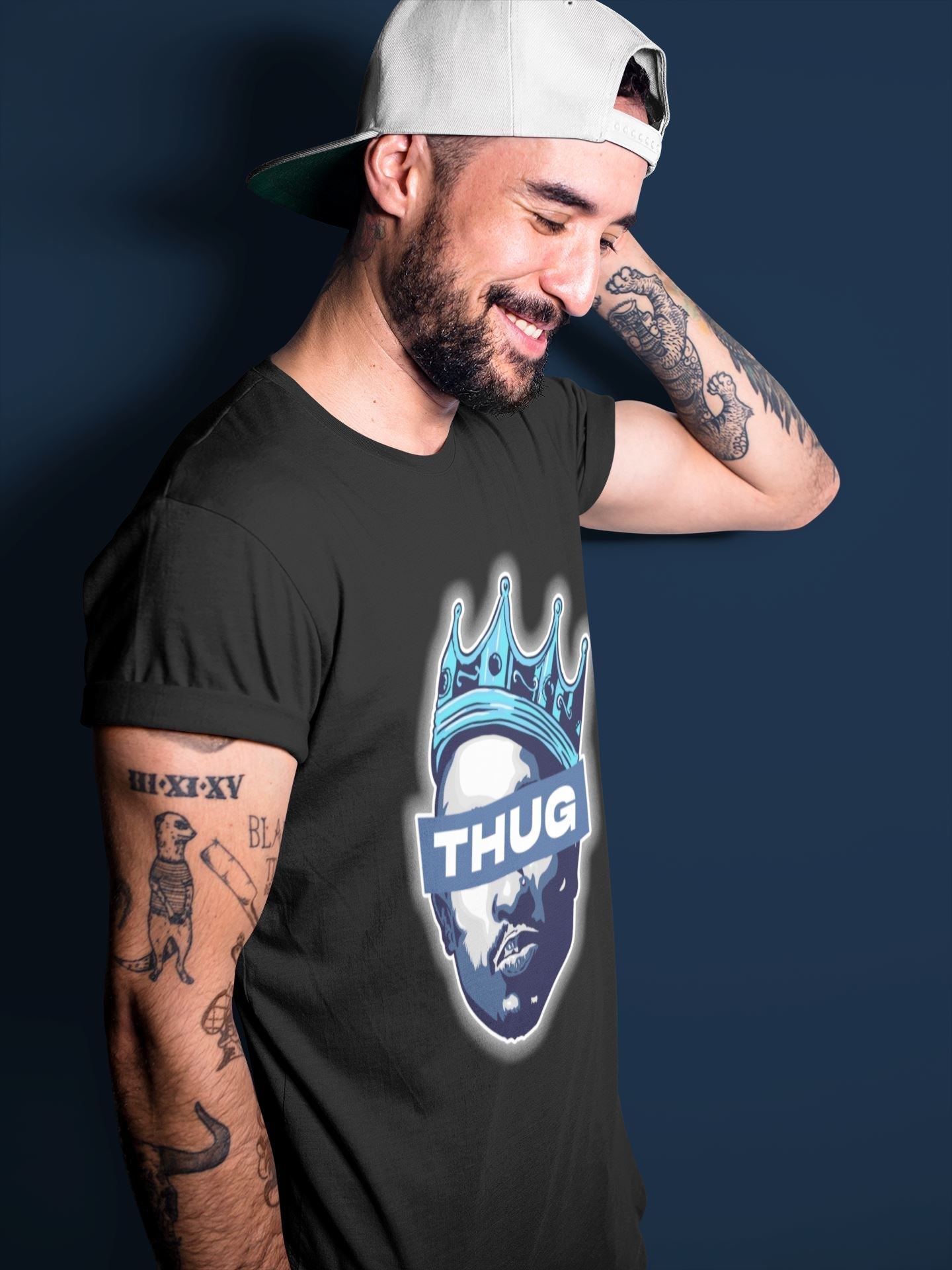 Jordan 13 Brave Blue Sneaker Tees Drip Gear Zone Thug Sneaker Tees Jordan 13 Brave Blue Shirt Unisex Shirts