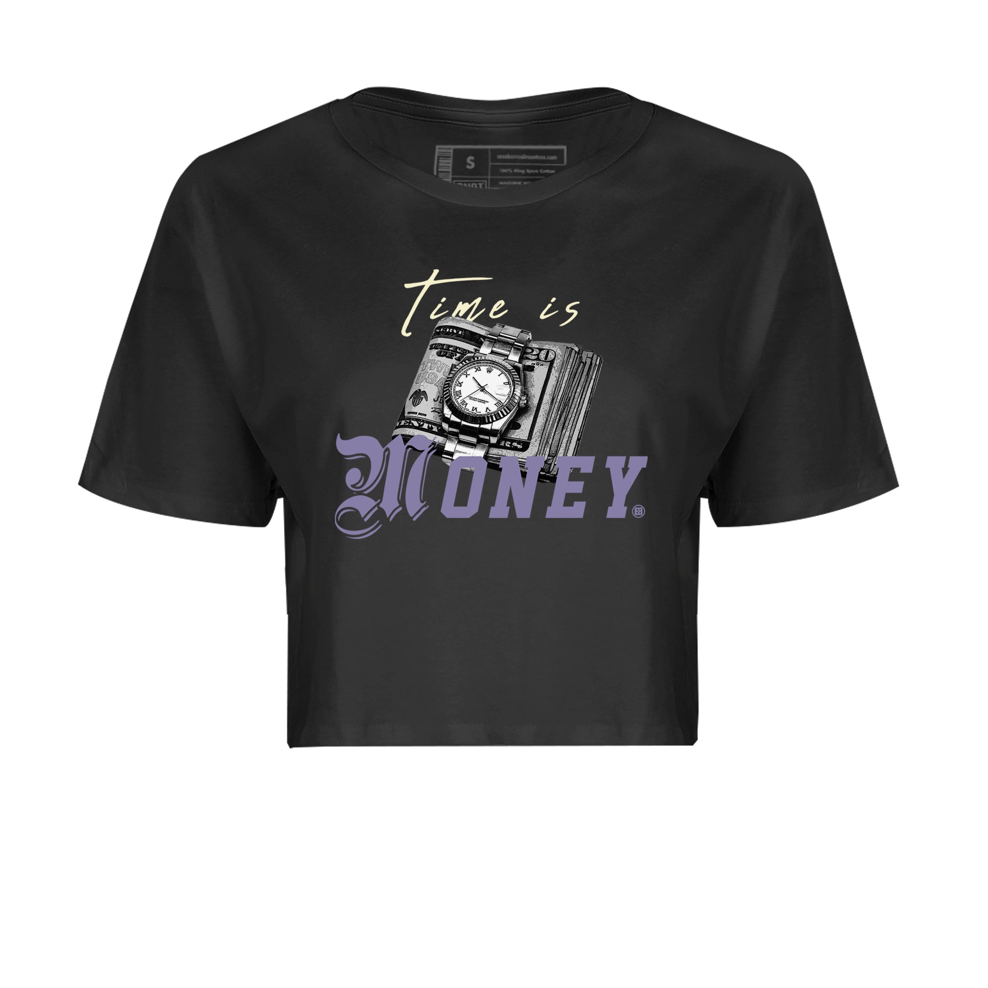 5s Indigo Haze Sneaker Match Tees Time Is Money Sneaker T-Shirt Air Jordan 5 Indigo Haze Sneaker Release Tees Women's Shirts Black 2