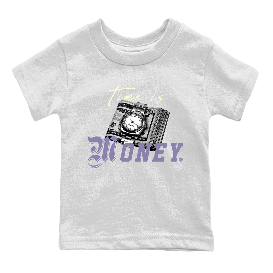 5s Indigo Haze Sneaker Match Tees Time Is Money Sneaker T-Shirt Air Jordan 5 Indigo Haze Sneaker Release Tees Kids Shirts White 2