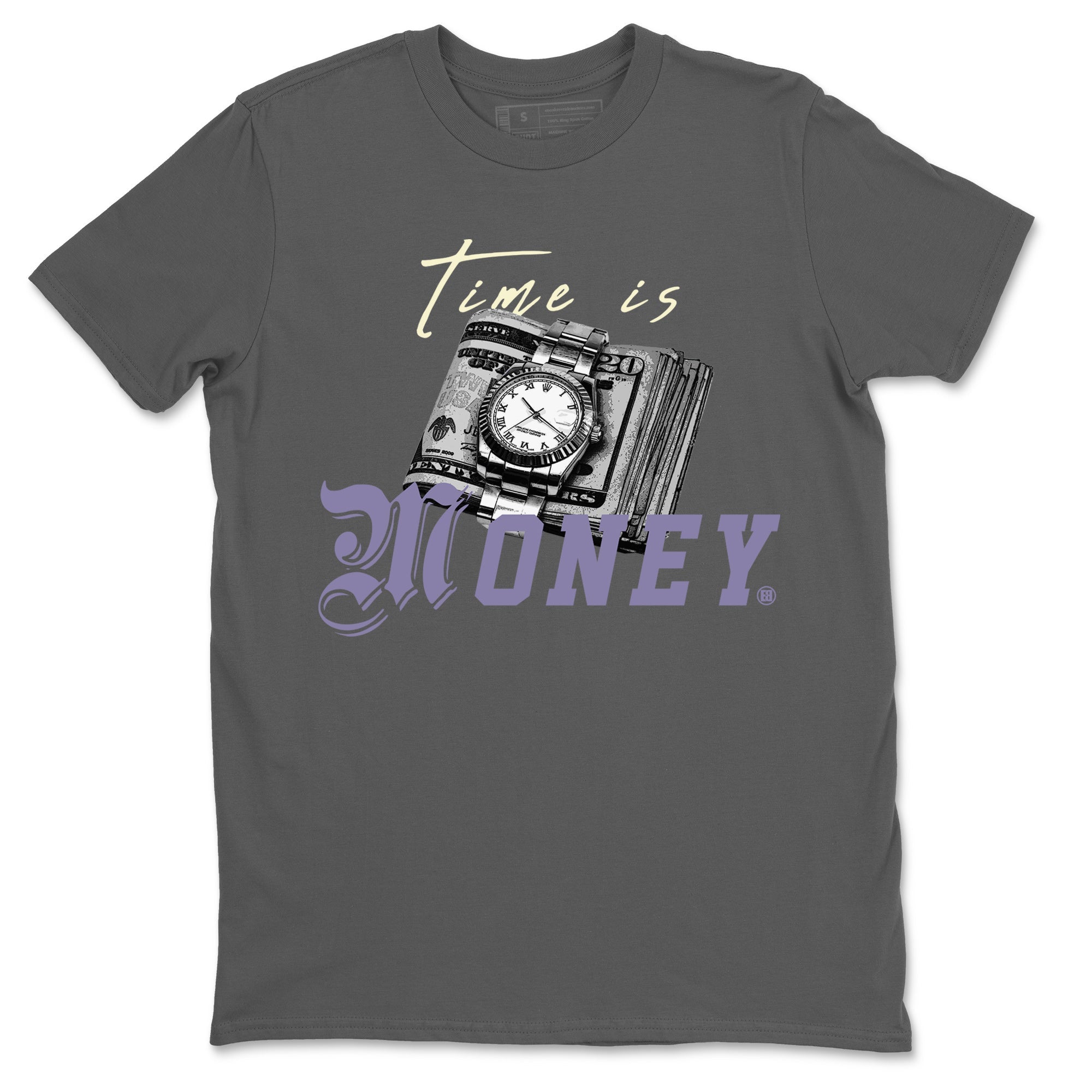 5s Indigo Haze Sneaker Match Tees Time Is Money Sneaker T-Shirt Air Jordan 5 Indigo Haze Sneaker Release Tees Unisex Shirts Cool Grey 2