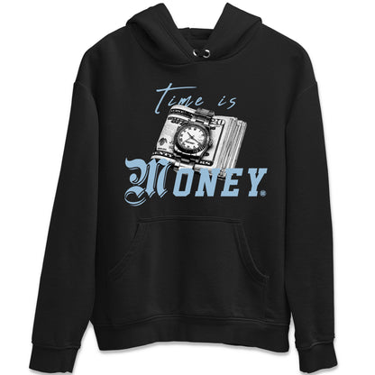 Air Jordan 7 Chambray Sneaker Match Tees Time Is Money Sneaker T-Shirt AJ7 Chambray Sneaker Release Tees Unisex Shirts Black 2