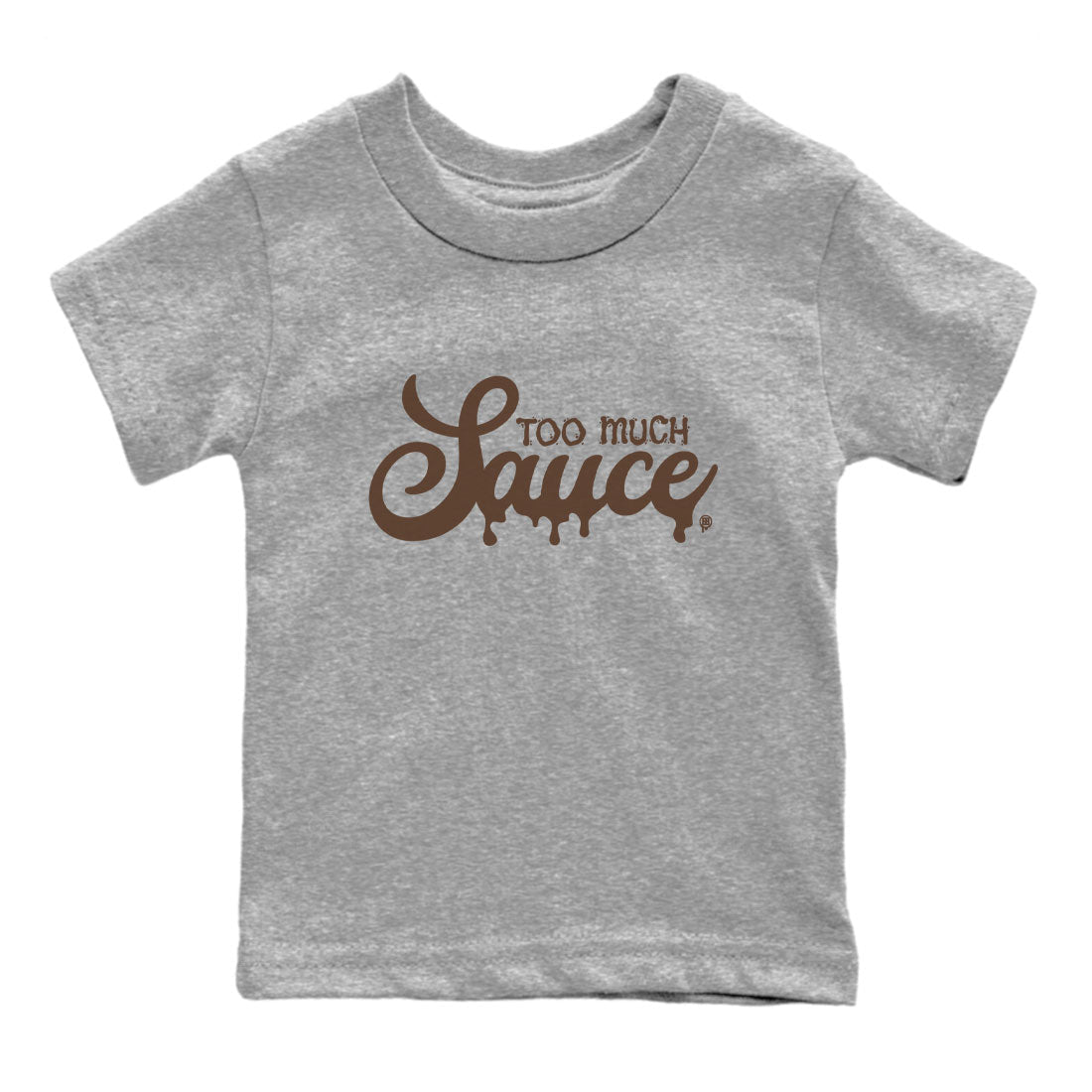 Dunk Low WMNS Cacao Wow sneaker sneaker shirt to match jordans Too Much Sauce sneaker match tees Dunk Cacao Wow Drip Gear Zone Baby Toddler Heather Grey 2 T-Shirt