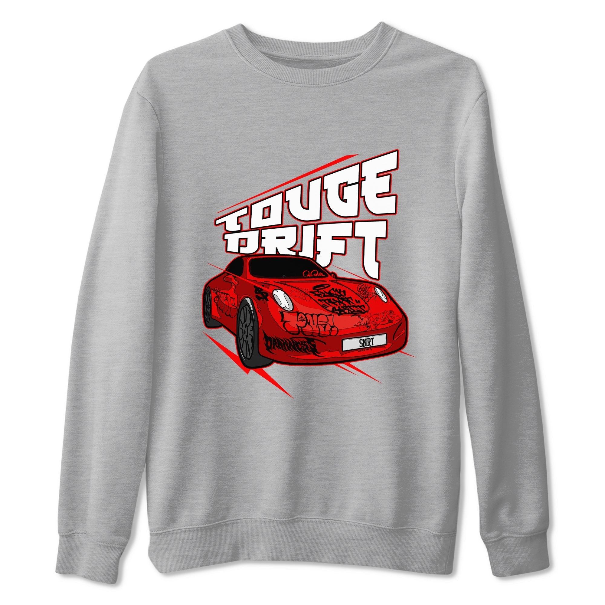 Air Jordan 12 Cherry shirt to match jordans Touge Drift sneaker tees AJ12 Cherry SNRT Sneaker Release Tees Unisex Heather Grey 2 T-Shirt