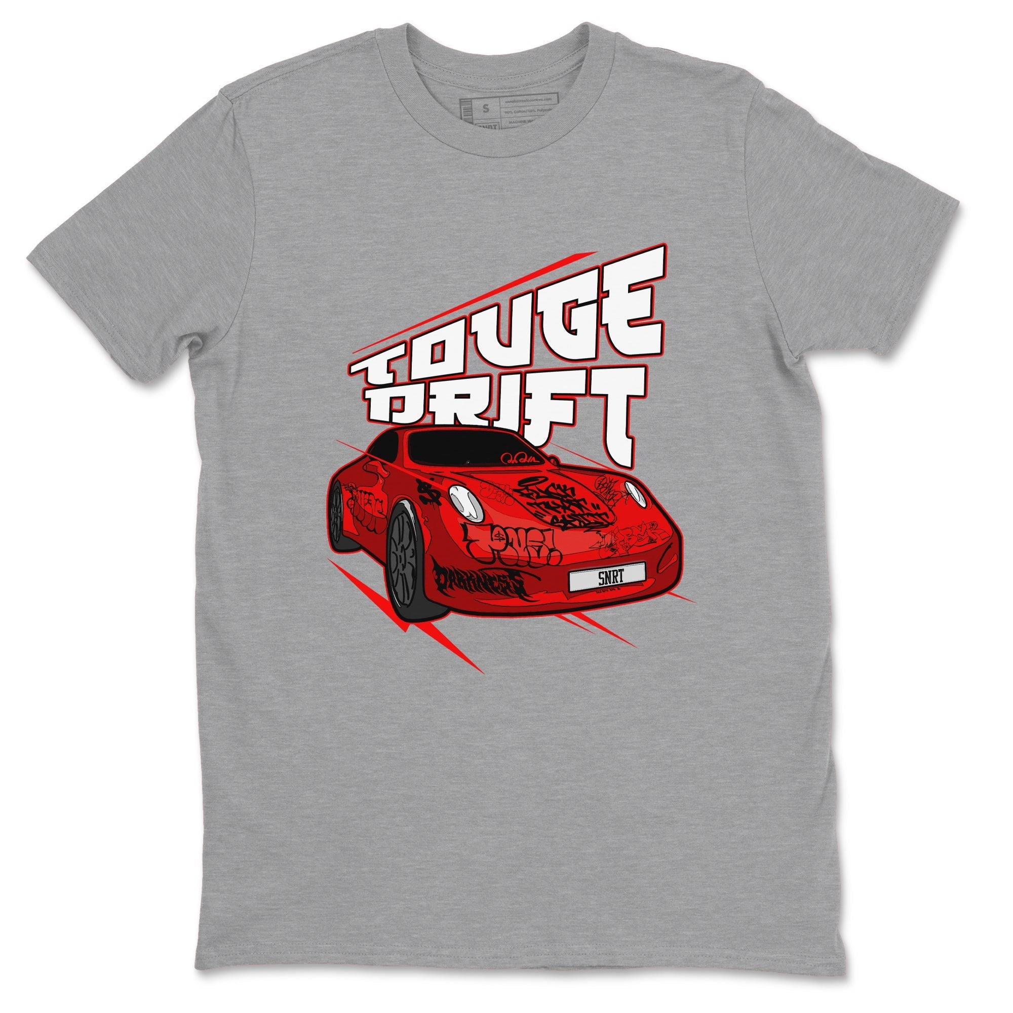 Air Jordan 12 Cherry shirt to match jordans Touge Drift sneaker tees AJ12 Cherry SNRT Sneaker Release Tees Unisex Heather Grey 2 T-Shirt