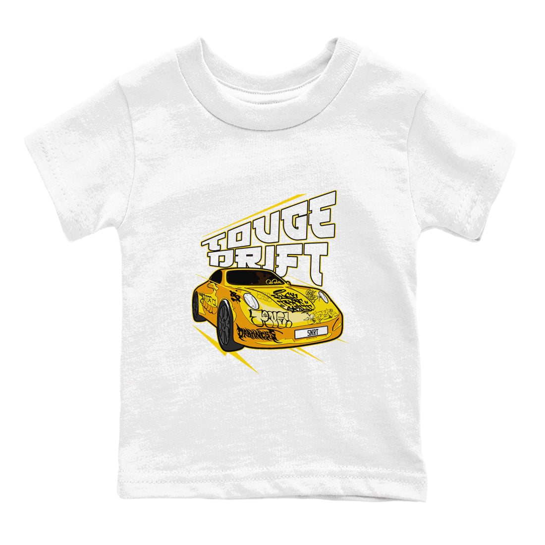 Air Jordan 6 Yellow Ochre shirt to match jordans Touge Drift sneaker tees streetwear brand AJ6 Yellow Ochre Drip Gear Zone Brand Baby Toddler White 2 T-Shirt