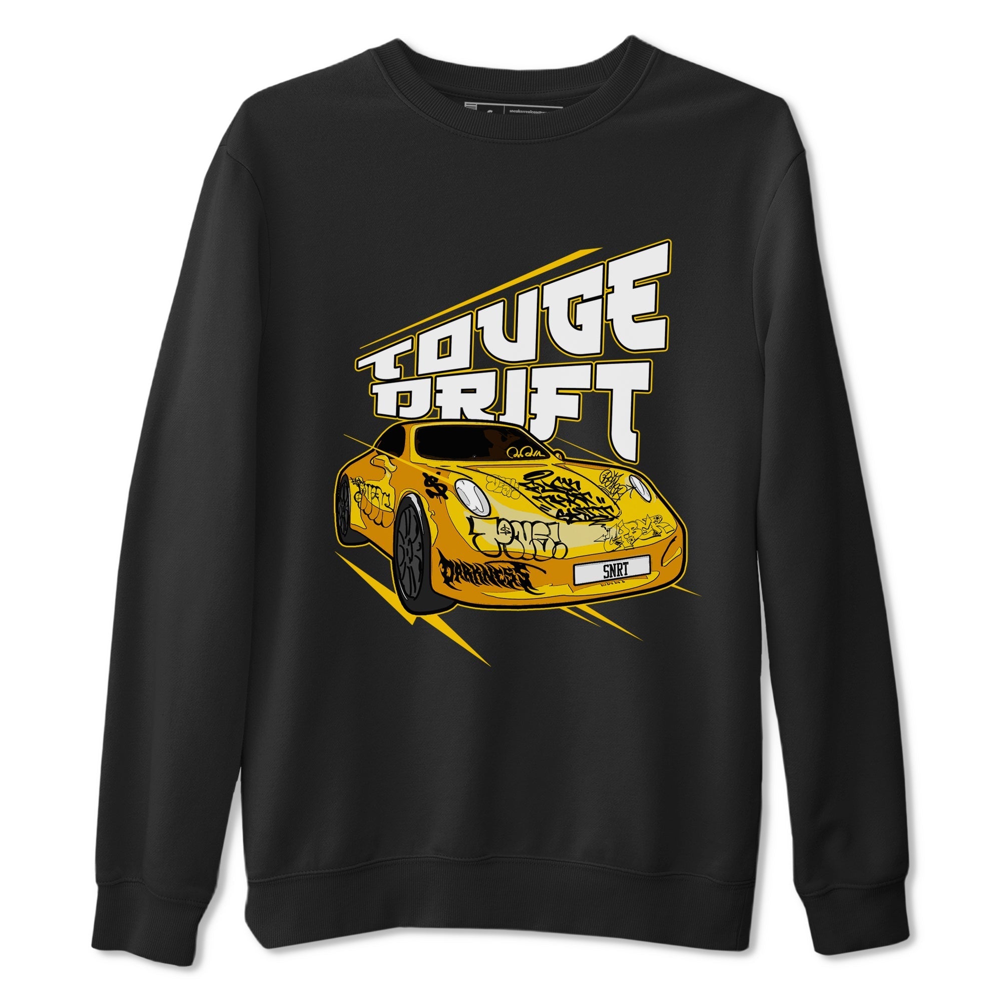 Air Jordan 6 Yellow Ochre shirt to match jordans Touge Drift sneaker tees streetwear brand AJ6 Yellow Ochre Drip Gear Zone Brand Unisex Black 2 T-Shirt