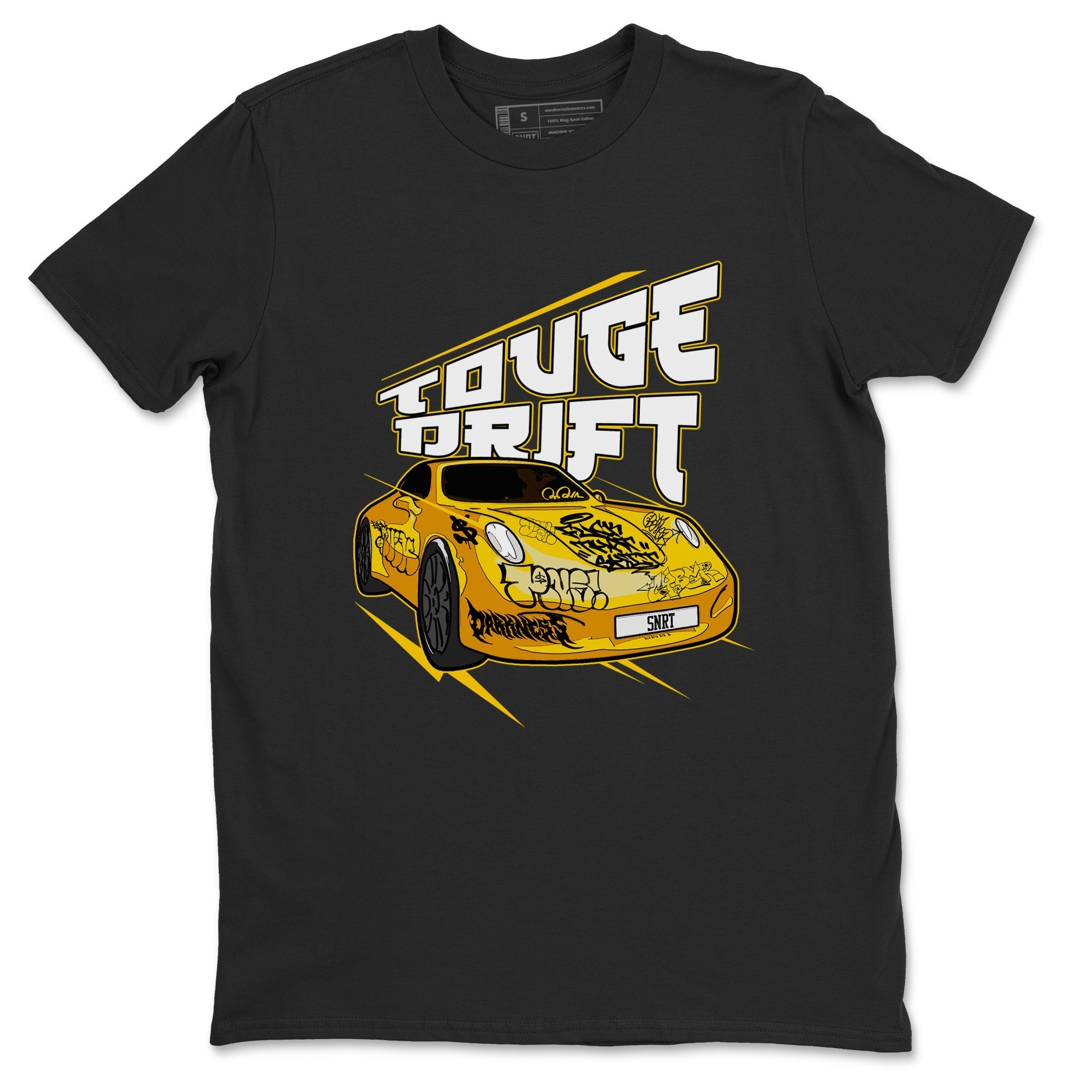 Air Jordan 6 Yellow Ochre shirt to match jordans Touge Drift sneaker tees streetwear brand AJ6 Yellow Ochre Drip Gear Zone Brand Unisex Black 2 T-Shirt