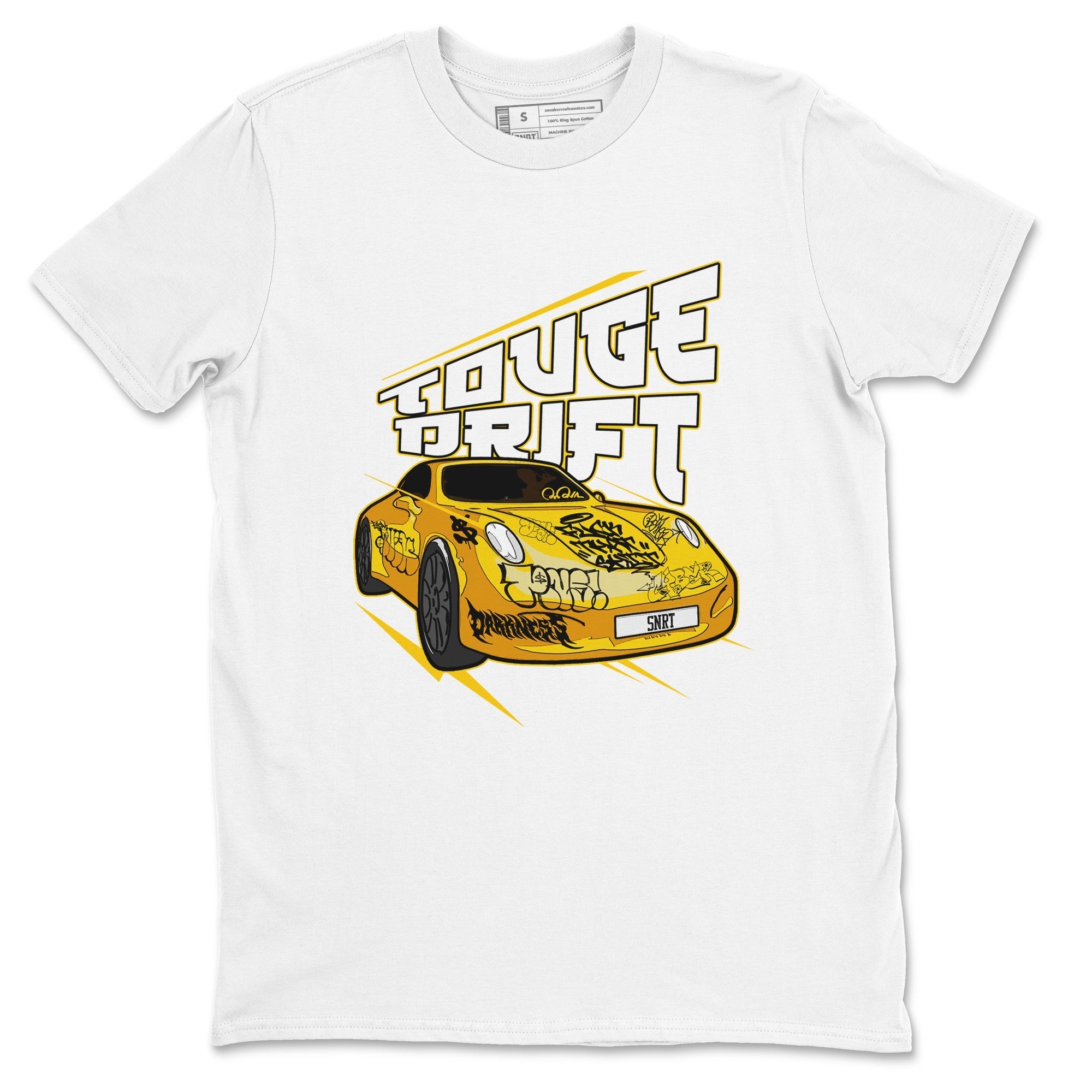 Air Jordan 6 Yellow Ochre shirt to match jordans Touge Drift sneaker tees streetwear brand AJ6 Yellow Ochre Drip Gear Zone Brand Unisex White 2 T-Shirt