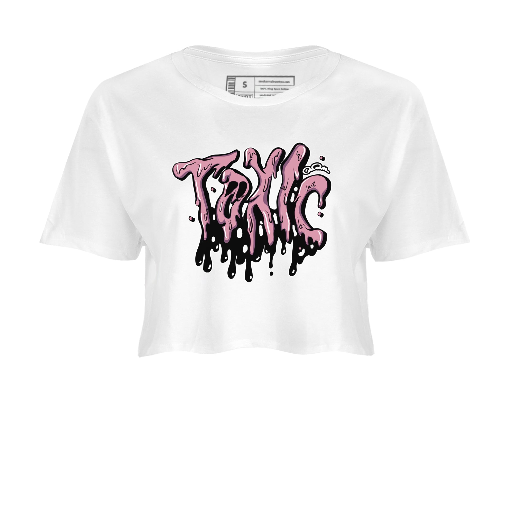 Air Jordan 1 Mauve shirt to match jordans Toxic crew neck streetwear t-shirt AJ1Mauve Drip Gear Zone White 2 Crop Sneaker Matching Tee