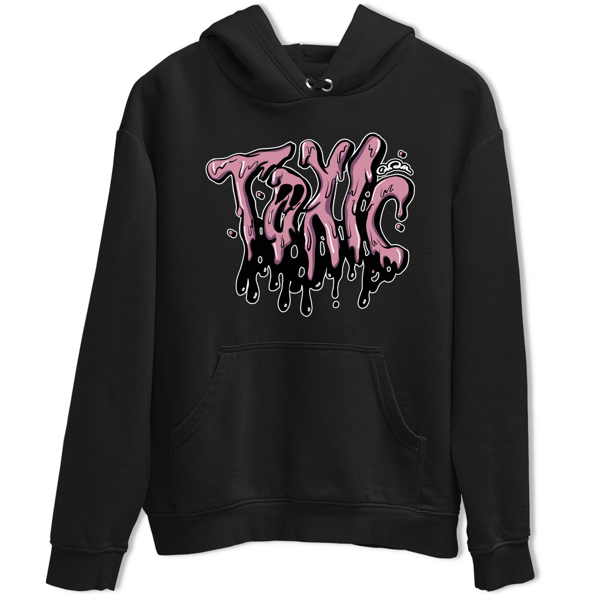Air Jordan 1 Mauve shirt to match jordans Toxic crew neck streetwear t-shirt AJ1Mauve Drip Gear Zone Unisex Black 2 Sneaker Matching Tee